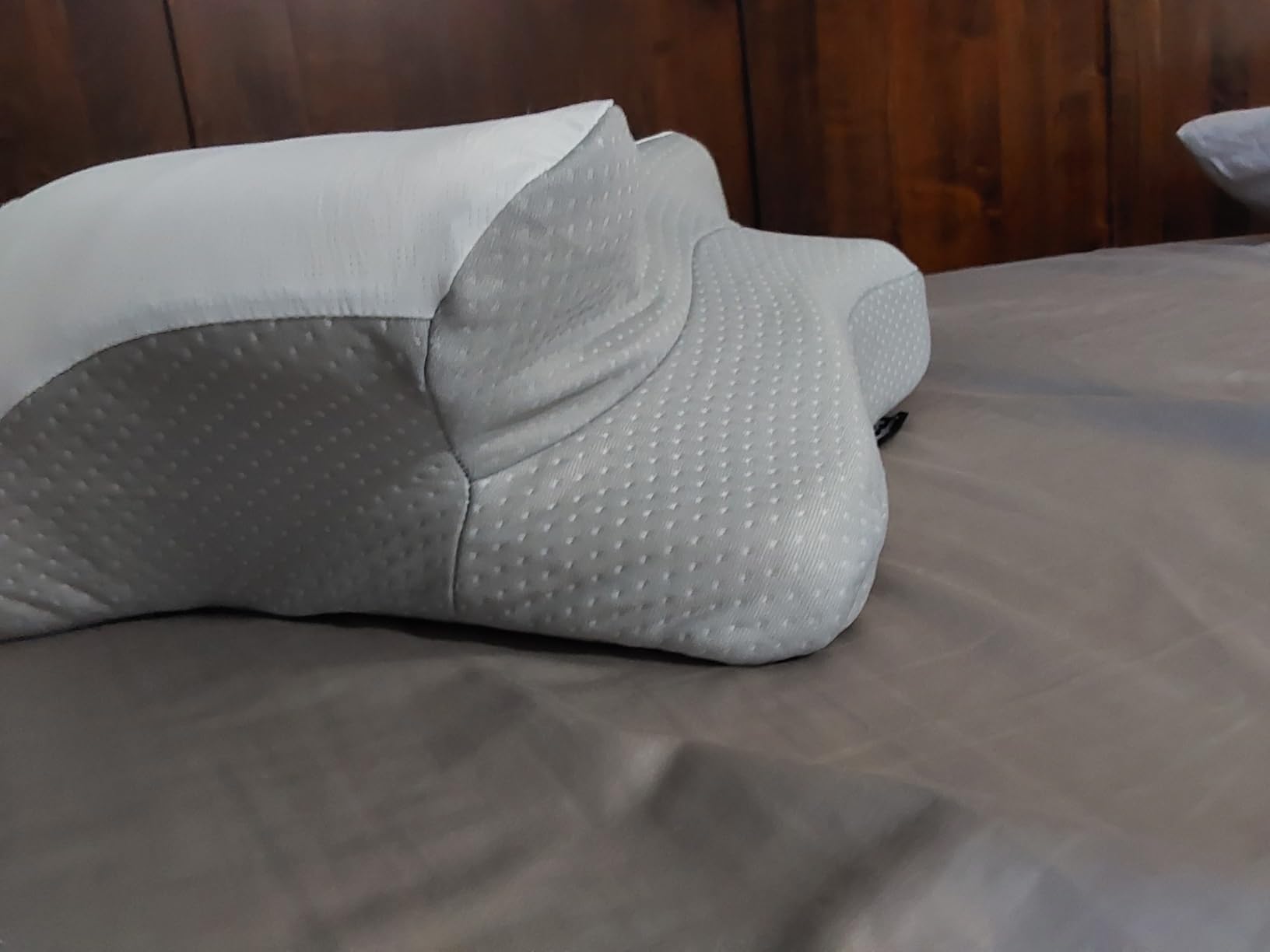 Ultra Pain Relief Cooling Pillow for Neck Support, Adjustable Cervical Pillow Cozy Sleeping, Odorless Ergonomic Contour Memory Foam Pillows, Orthopedic Bed Pillow for Side Back Stomach Sleeper - Customer Photo 2