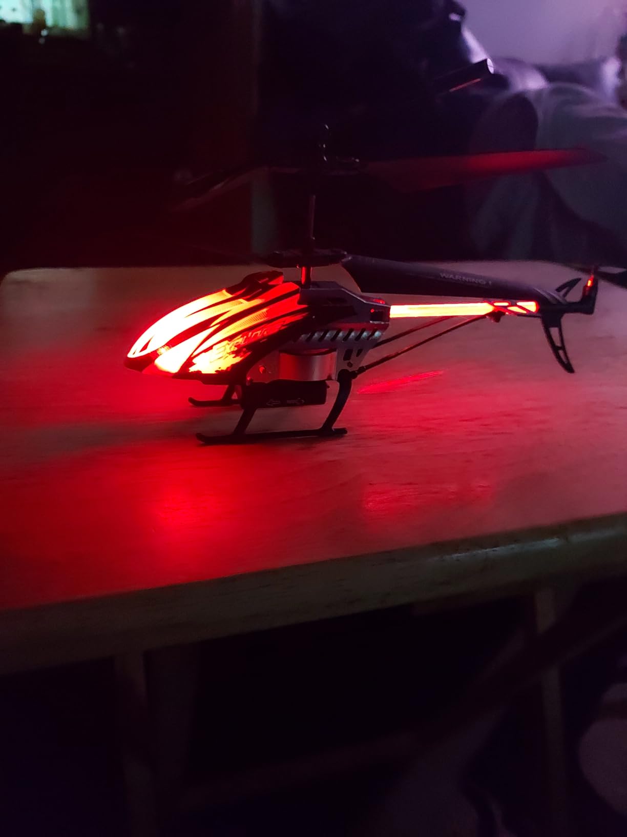 RC Helicopter, Remote Control Helicopter for Kids with 30Mins Flight(2 Batteries), 7+1 LED Light Modes, Altitude Hold, RC Toys for Boys Girls - Customer Photo 1
