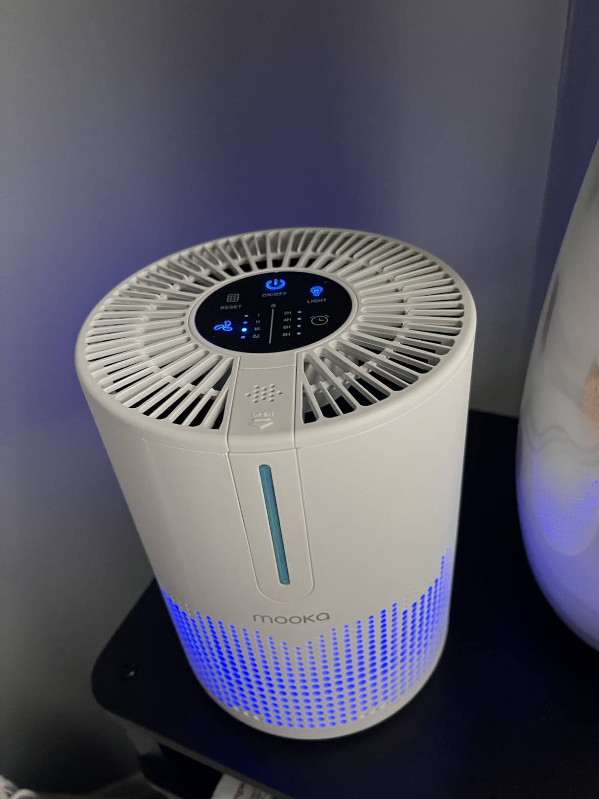 Air Purifiers for Bedroom Home 430 Sq.Ft, MOOKA H13 HEPA Filter Small Portable Air Purifier with USB Cable Fragrance Sponge for Smokers Pollen Pets Dust Odors - Customer Photo 2