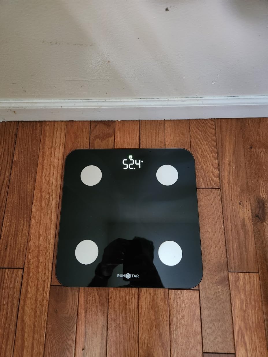 Scale for Body Weight and Fat Percentage, RunSTAR Digital Accurate Bathroom Smart Scale with Large Display, FSA&HSA Eligible 13 Body Composition Analyzer Sync App - Customer Photo 1