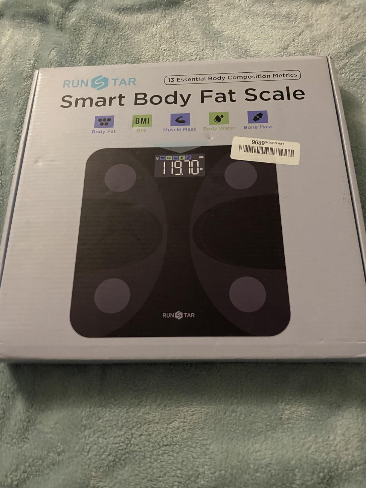 Scale for Body Weight and Fat Percentage, RunSTAR Digital Accurate Bathroom Smart Scale with Large Display, FSA&HSA Eligible 13 Body Composition Analyzer Sync App - Customer Photo 2