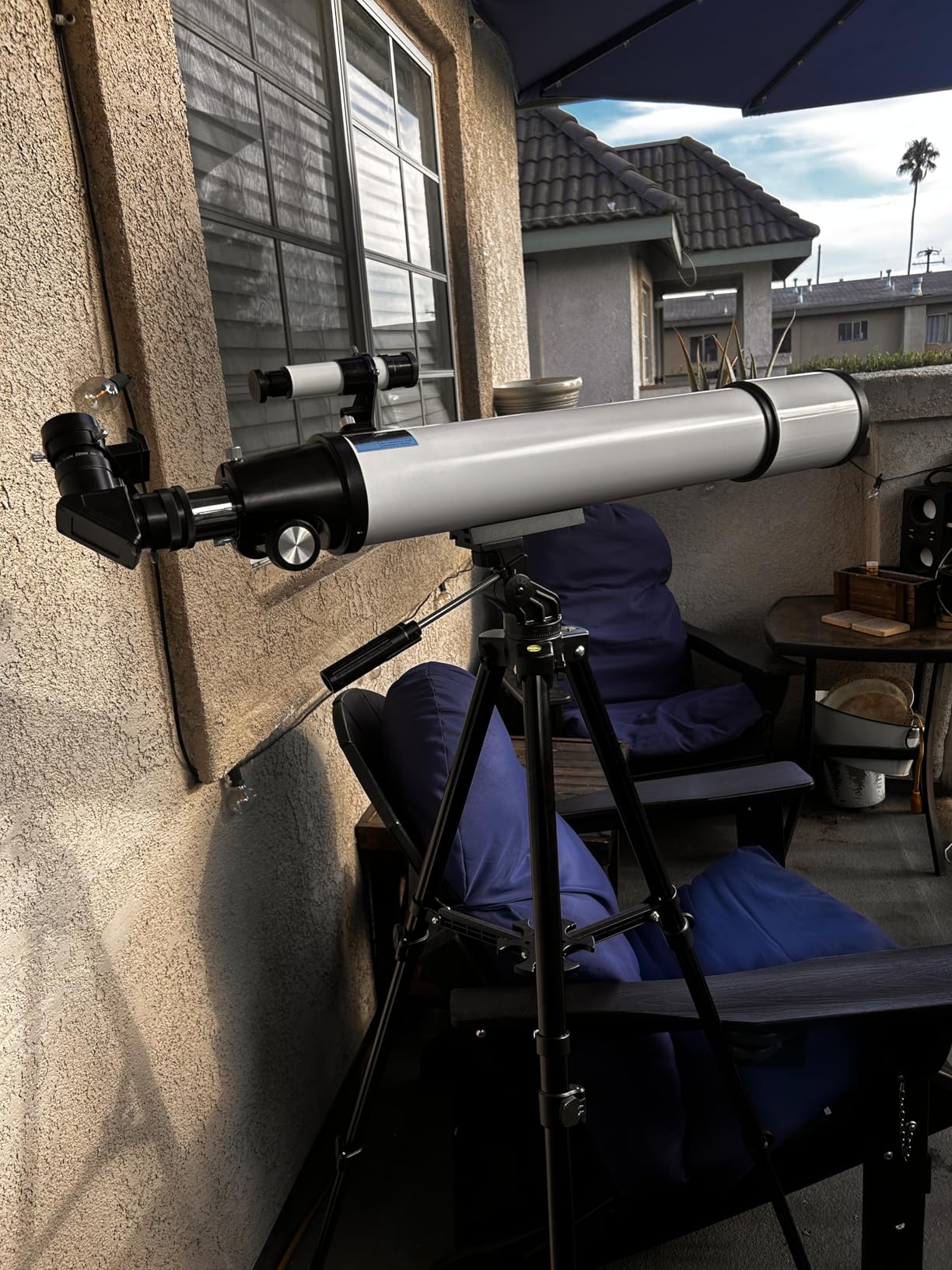 Telescope for Adults High Powered, 80mm Aperture 600mm Telescopes for Adults Astronomy, Travel Telescopio for Beginners with AZ Mount, Backpack, Phone Adapter, Moon Filter - Customer Photo 1