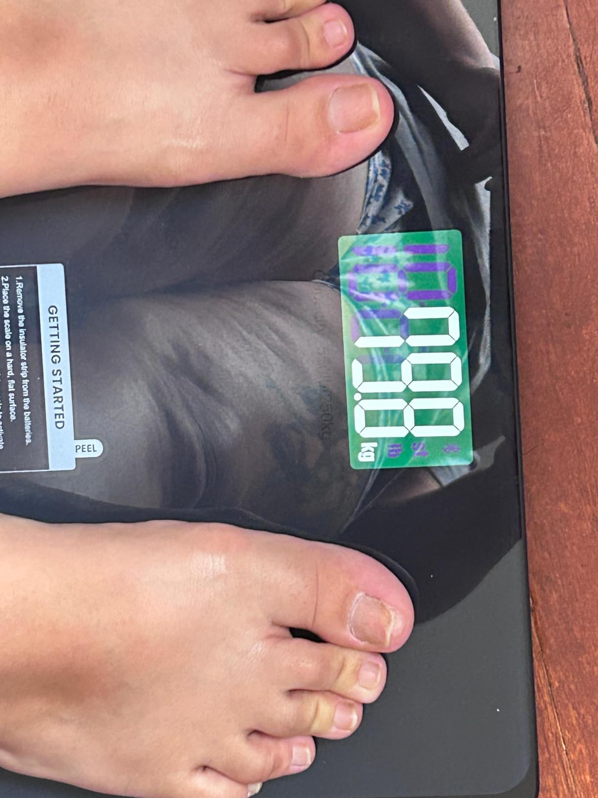 550lb Bathroom Digital Scale for Body Weight with Ultra-Wide Platform and Large LCD Display, Accurate High Precision Scale with Extra-High Capacity - Customer Photo 1