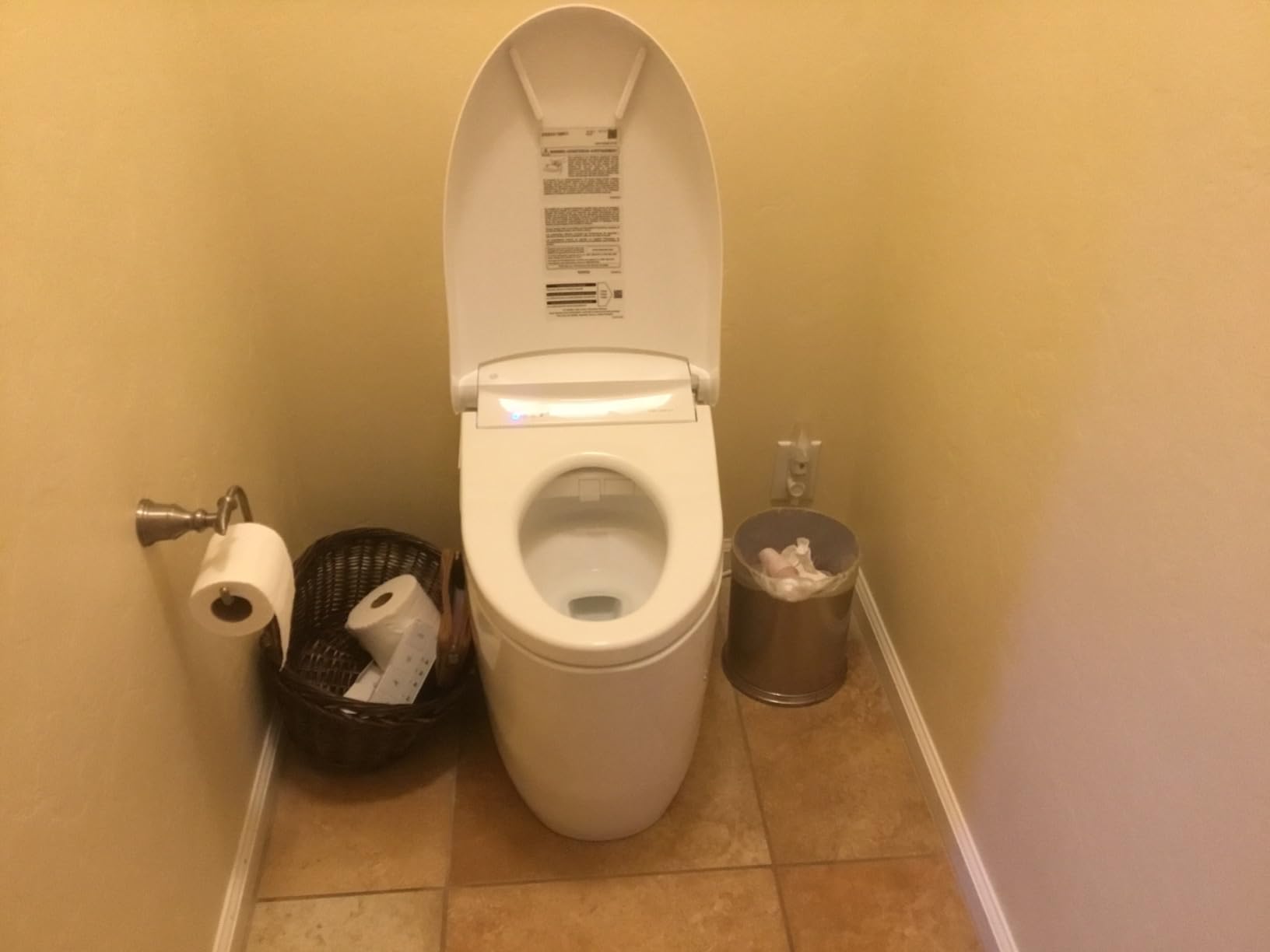 NEOREST RS Dual Flush 1.0 or 0.8 GPF Toilet with Integrated Bidet Seat and EWATER+, Cotton White - MS8341CUMFG#01 - Customer Photo 1