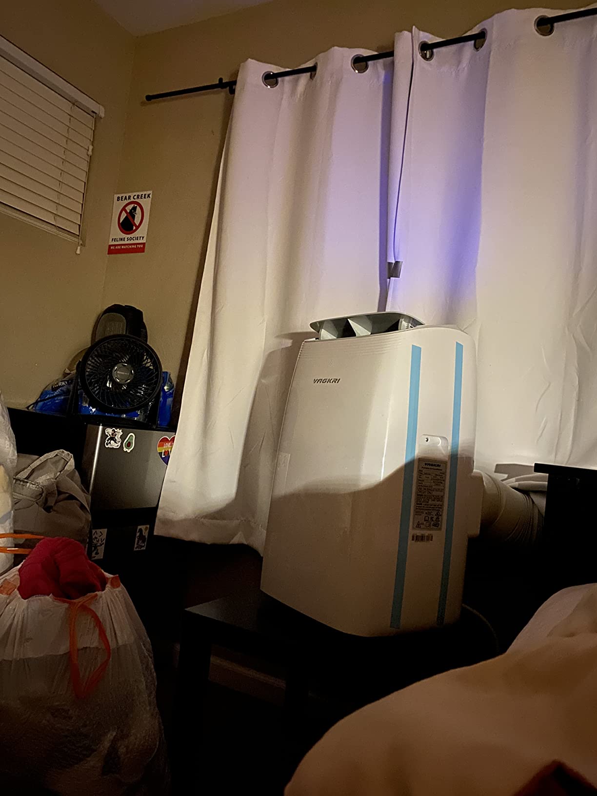 VAGKRI Portable Air Conditioners 14000 BTU ASHRAE (10200 BTU DOE/SACC), 3-in-1 AC Unit with Fan & Dehumidifier Cools up to 700 sq. ft, Smart/Sleep Mode 3 Fan Speeds Auto Swing 24H Timer Remote Control - Customer Photo 1