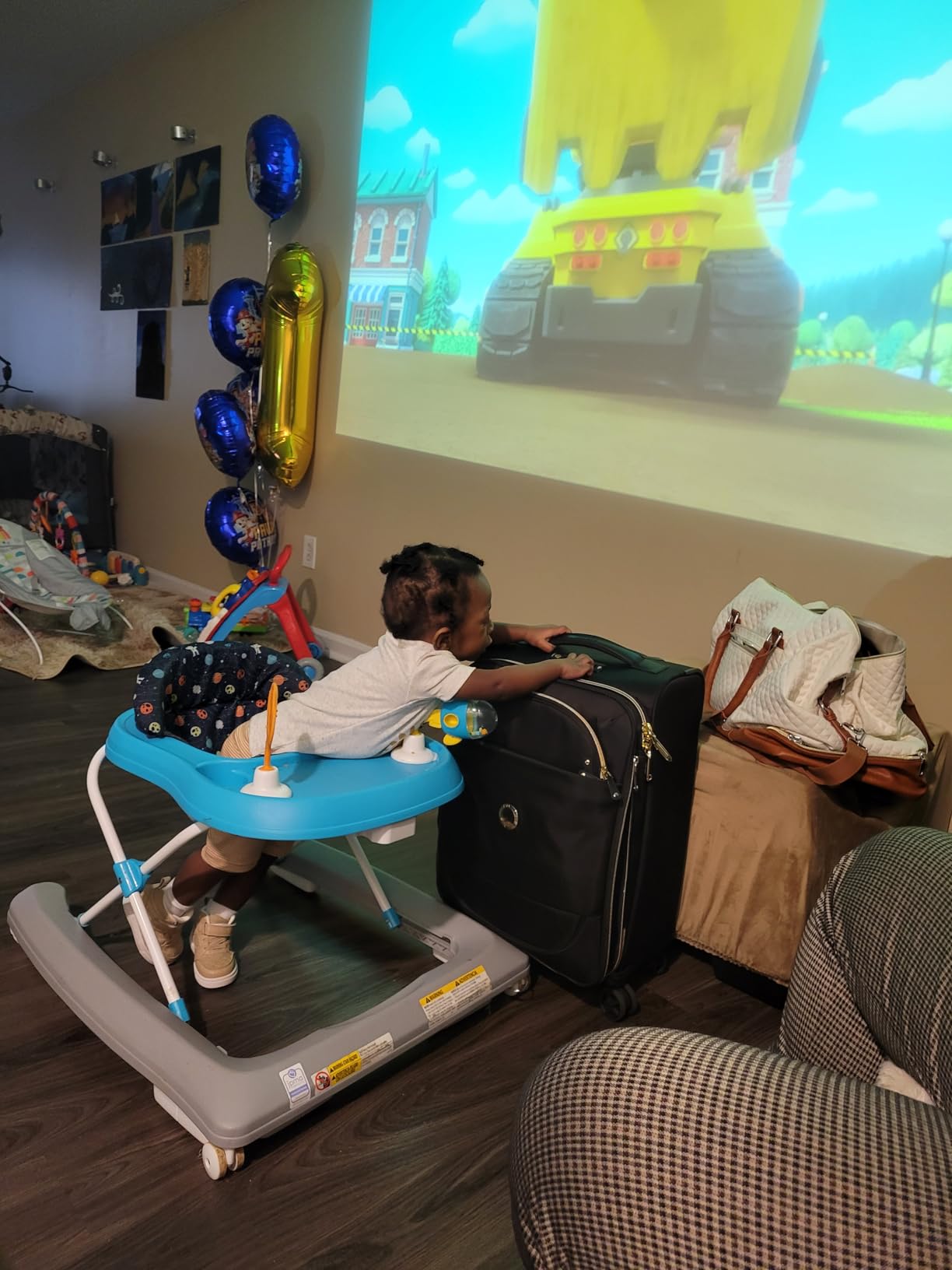 Smart Steps® Trend Activity Walker, Space Walk Navy - Customer Photo 1