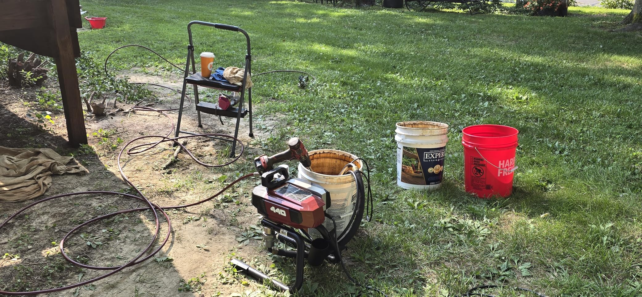 Titan Impact X 440 Electric Airless Paint Sprayer, 3300 PSI, Adaptive Pressure Control, Skid - Customer Photo 2