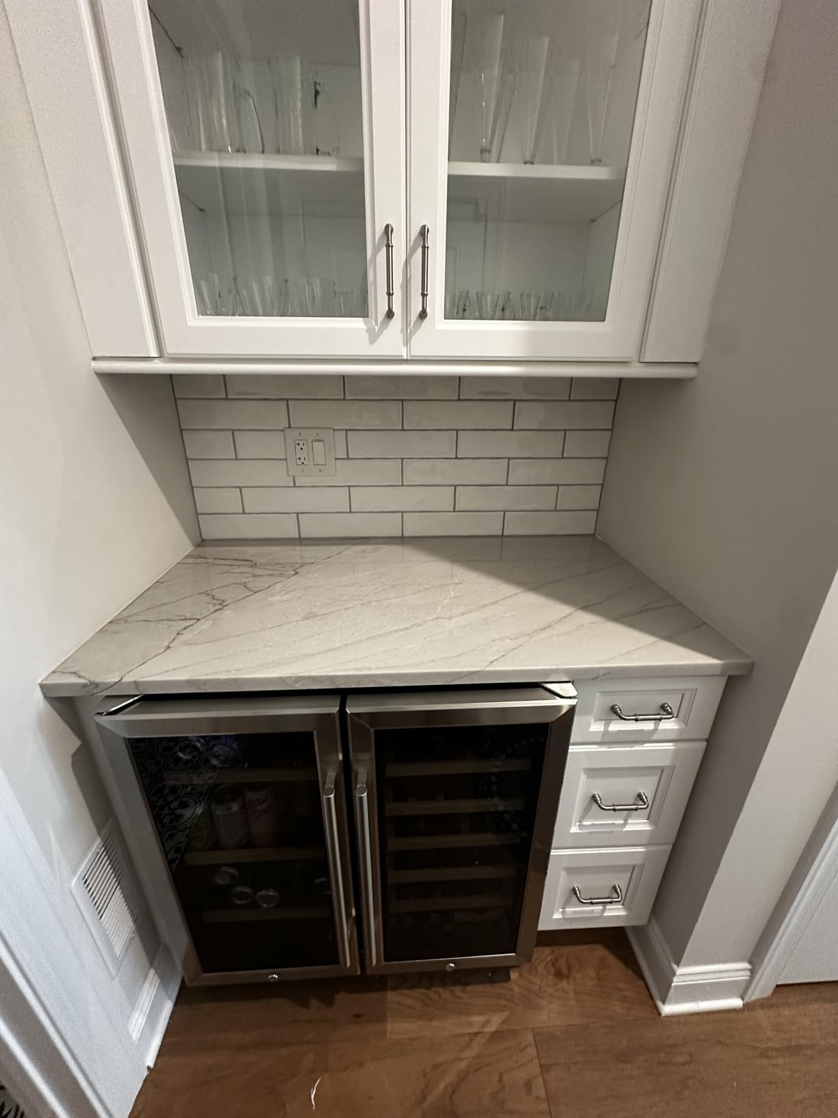 Under Counter Beverage Refrigerator 24 Inch, Outdoor Drawer Fridge Stainless Steel with Temperature Control for Home, Outdoor Patio and Commercial Use - Customer Photo 2