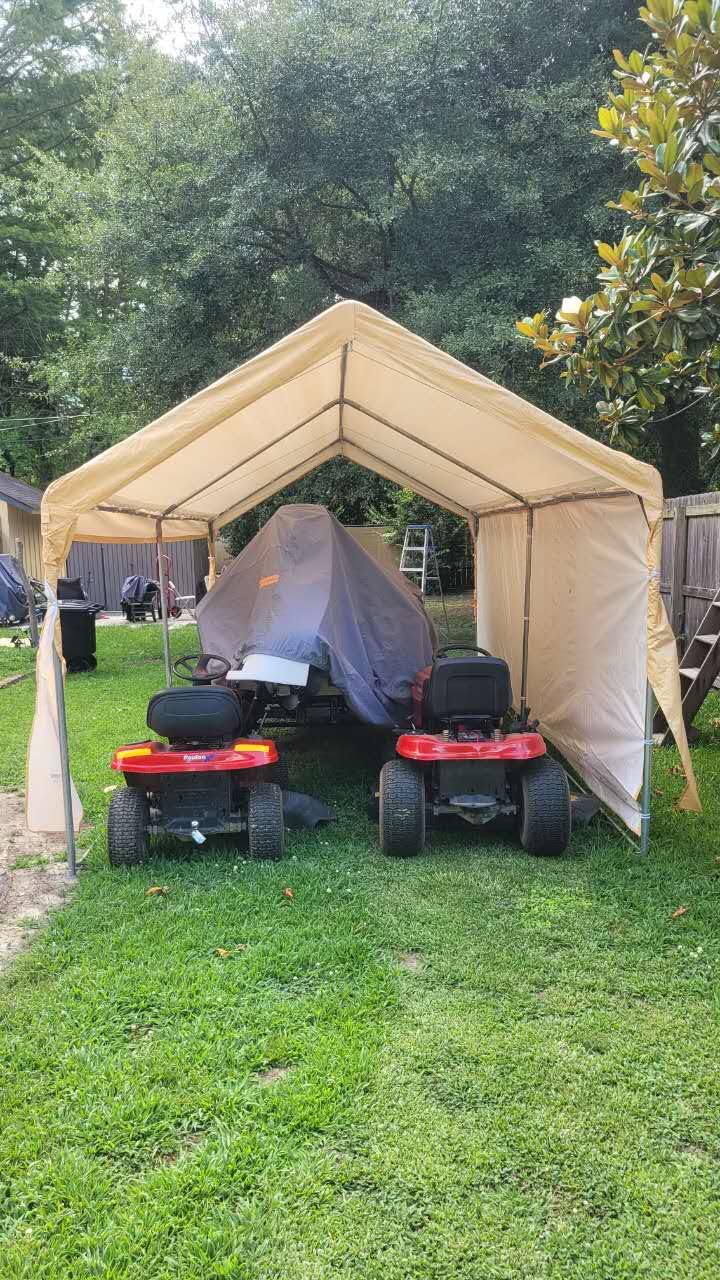 Sophia & William Carport Car Port Canopy 10x20 ft Heavy Duty, Portable Garage Shelter Car Tents Carpas para Carros All Weather for Automobiles Truck Boat, with Removable Sidewalls and Metal Frame - Customer Photo 1