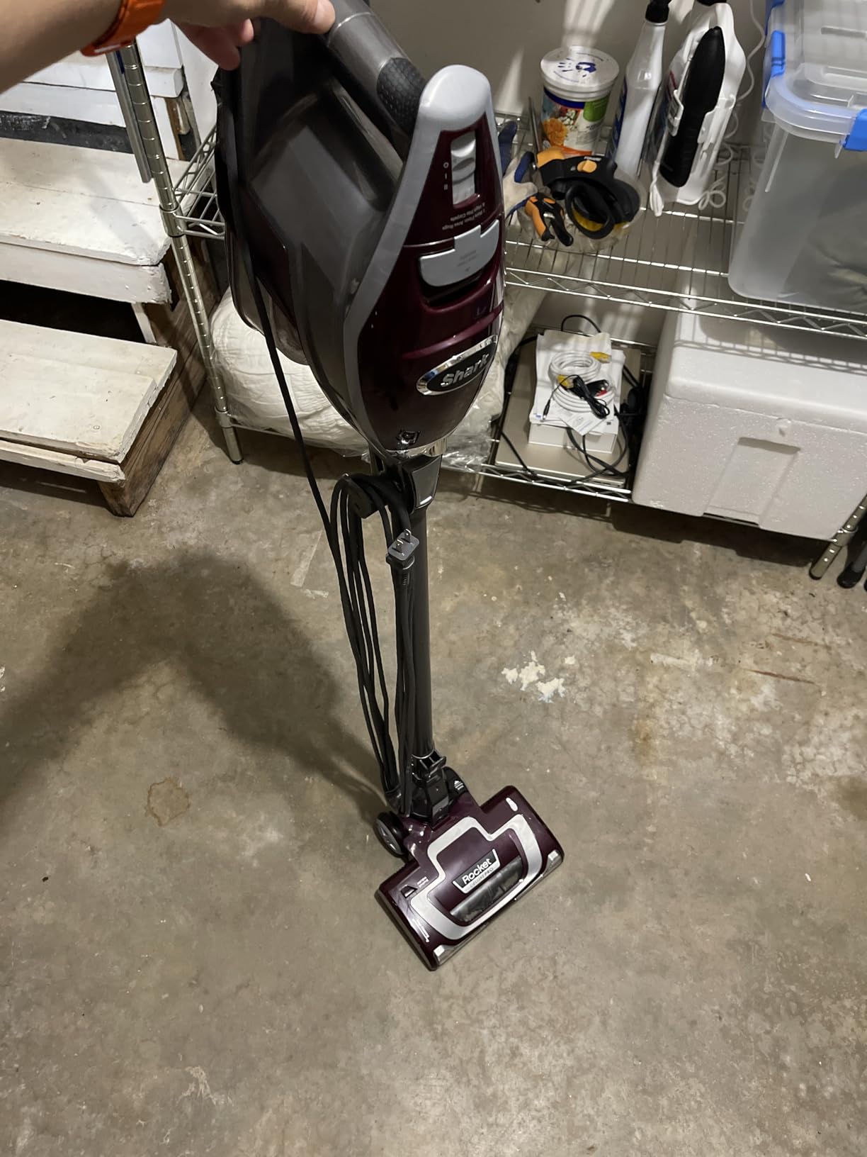 Shark Corded Stick Vacuum, Ultra-Lightweight, Swivel Steering, Powerful Deep-Cleaning, Floor-to-Ceiling Versatility, Converts to a Handheld Vacuum, Carpets & Hardfloor, Green, CS110EM - Customer Photo 1