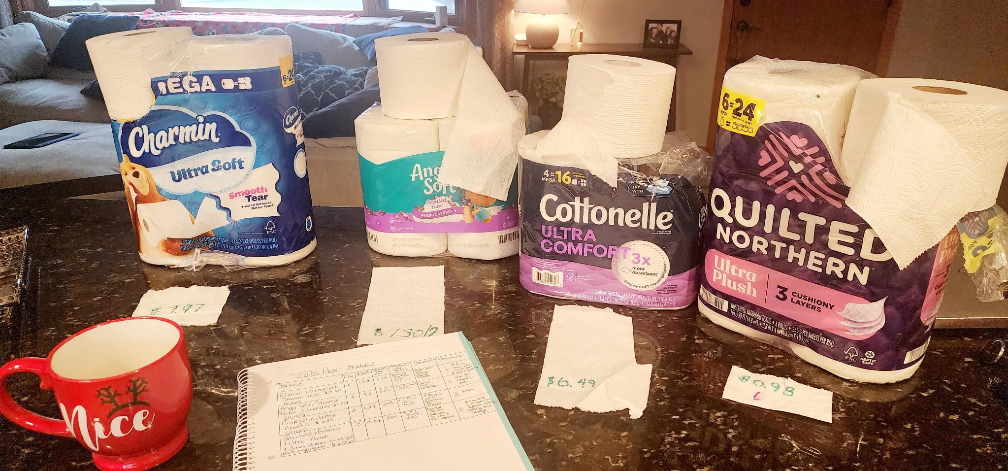 Charmin Ultra Soft Toilet Paper 6 Mega Rolls = 24 Regular Rolls - Customer Photo 1