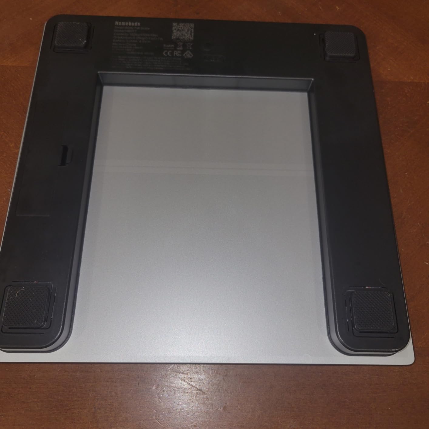 Homebuds 600lb Digital Bathroom Scale for Body Weight and BMI Via Smart APP, High Accuracy in 0.1lb Assured by Weighing Professional Since 2001, 8mm Tempered Glass, Extra Large LED Display, Black - Customer Photo 1