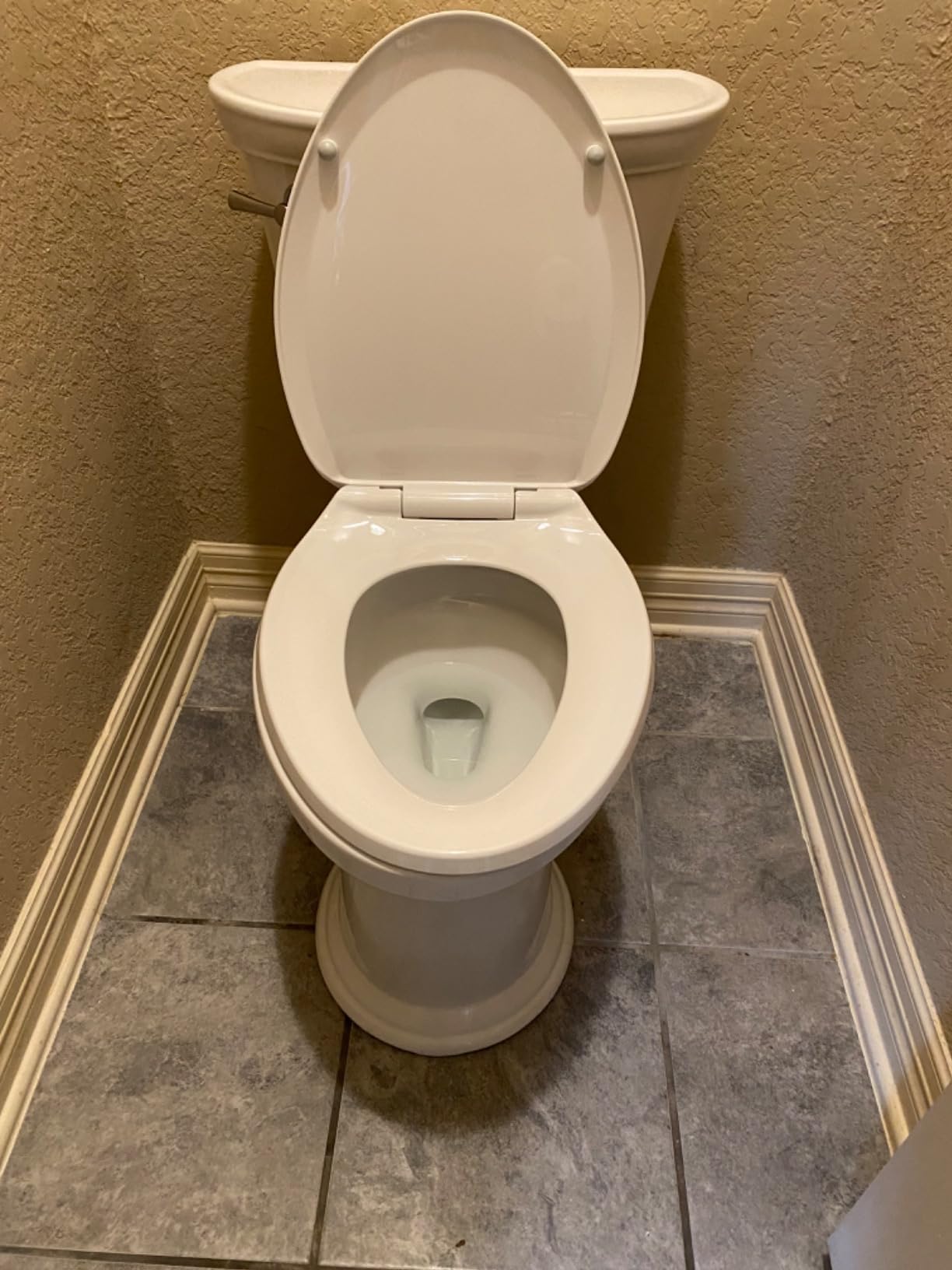 American Standard 611AA001.020 Heritage VorMax Two-Piece Toilet with Slow-Close Seat and Wax Ring, Elongated Front, Chair Height, White, 1.28 gpf - Customer Photo 1