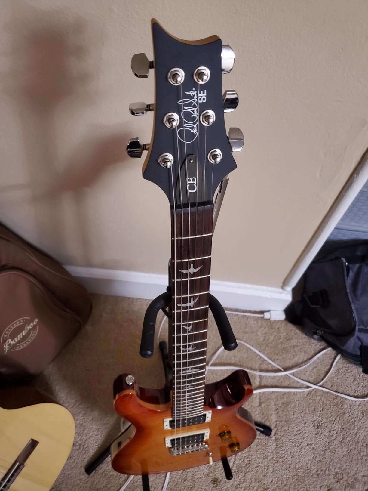 PRS SE CE 24 Electric Guitar, Vintage Sunburst with Gigbag - Customer Photo 1