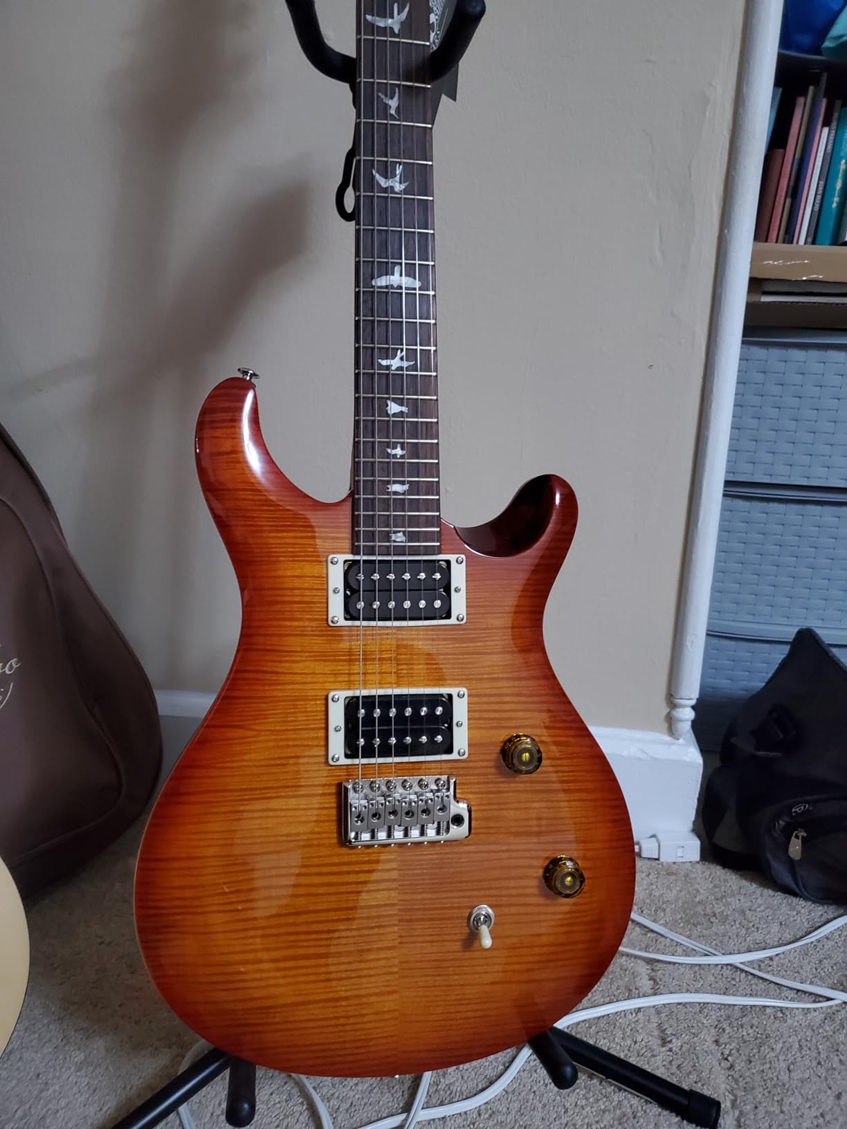 PRS SE CE 24 Electric Guitar, Vintage Sunburst with Gigbag - Customer Photo 2
