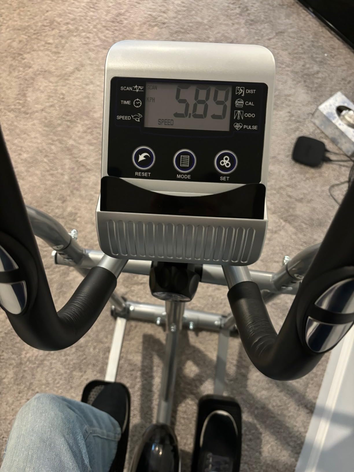 Elliptical Exercise Machine, Dripex Magnetic Elliptical Machine for Home, Hyper-Quiet Elliptical Training Machines w/ 6KG Flywheel, 8 Resistance Levels, Pulse Monitor, LCD Monitor, Device Holder Customer Review Elliptical Exercise Machine, Dripex Magnetic Elliptical Machine for Home, Hyper-Quiet Elliptical Training Machines w/ 6KG Flywheel, 8 Resistance Levels, Pulse Monitor, LCD Monitor, Device Holder - Customer Photo 1