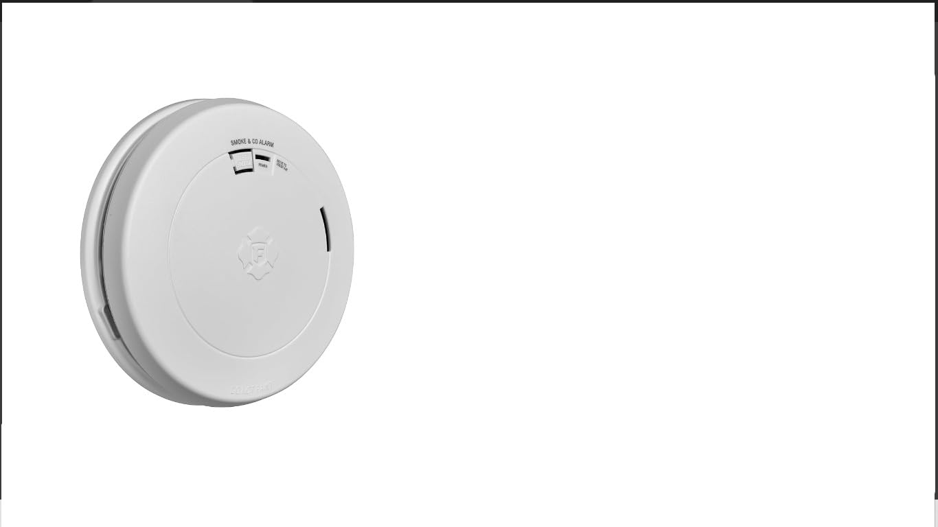 First Alert SMCO210, 10-Year Sealed Battery Combination Smoke & Carbon Monoxide Alarm with Slim Profile Design, 1-Pack - Customer Photo 1