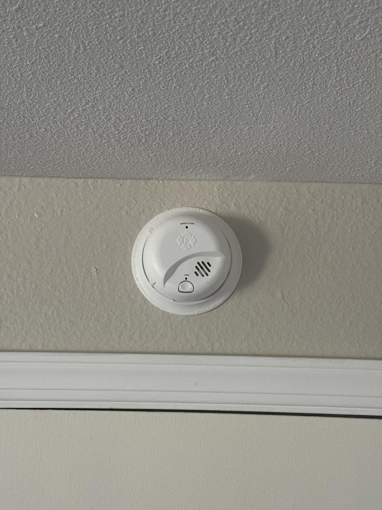 First Alert Smoke Alarm, Battery-Operated Detector with Test & Silence Button, SMI100, 1-Pack - Customer Photo 1