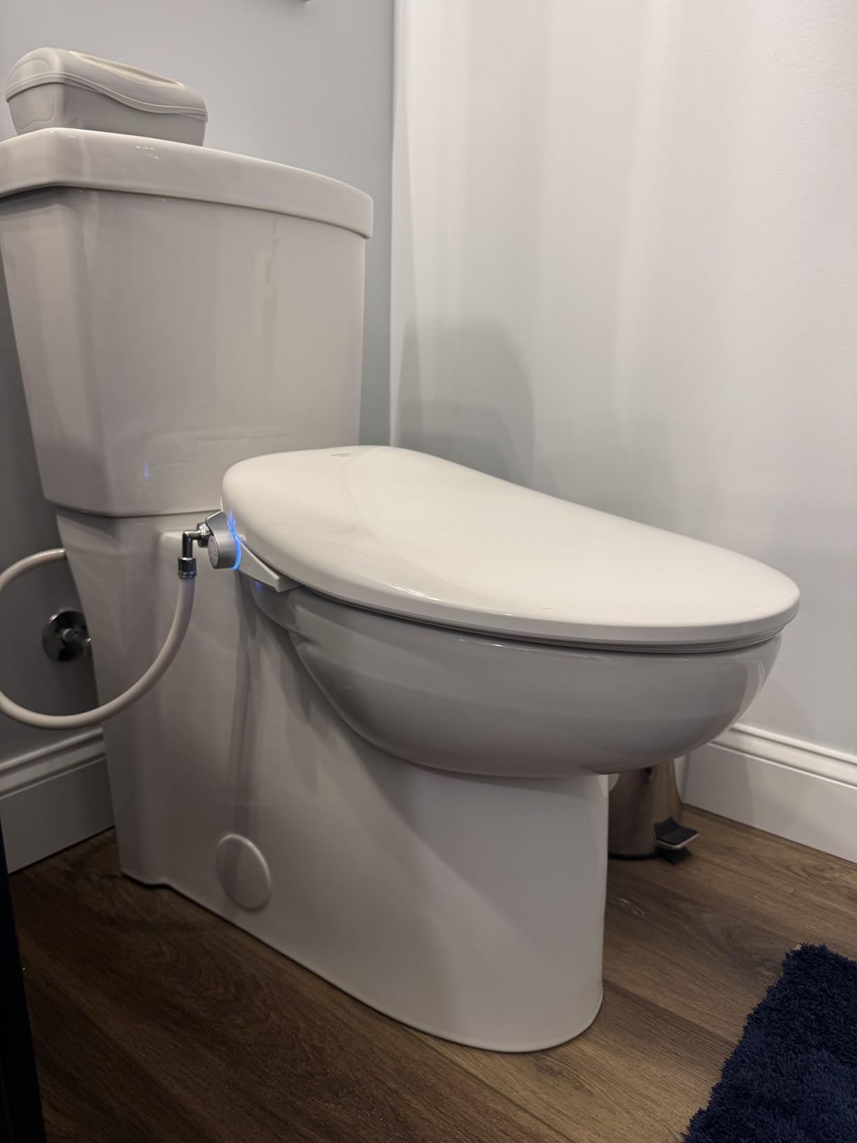 Bio Bidet BB500 Heated Electric Bidet Seat with Warm Water Wash, Night Light, Low Profile Design, Elongated - Customer Photo 2