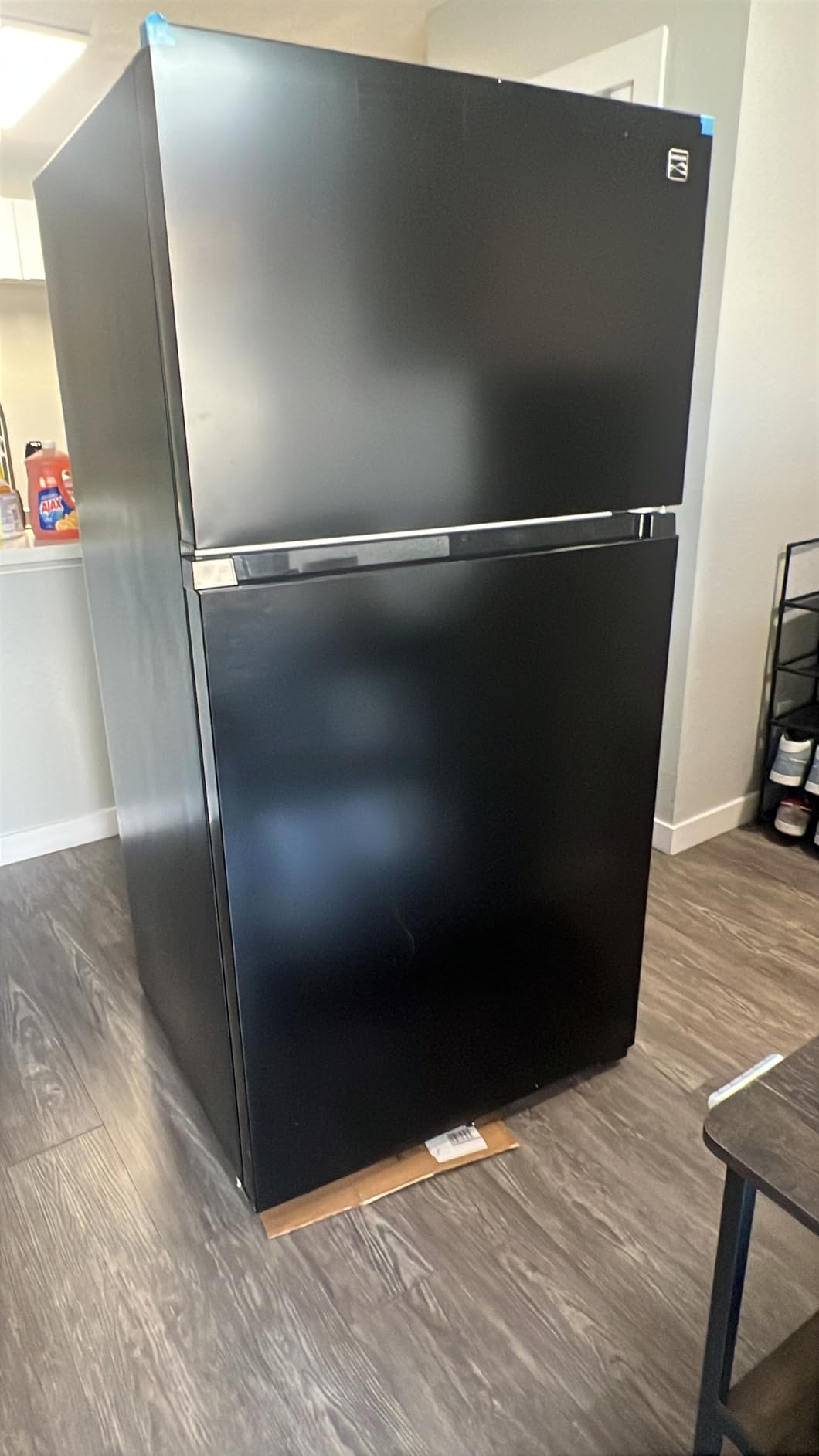 Kenmore 33 in. 20.5 cu. ft. Capacity Refrigerator/Freezer with Full-Width Adjustable Glass Shelving, Humidity Control Crispers, ENERGY STAR Certified, Fingerprint Resistant Stainless Steel Customer Review Kenmore 33 in. 20.5 cu. ft. Capacity Refrigerator/Freezer with Full-Width Adjustable Glass Shelving, Humidity Control Crispers, ENERGY STAR Certified, Fingerprint Resistant Stainless Steel - Customer Photo 1