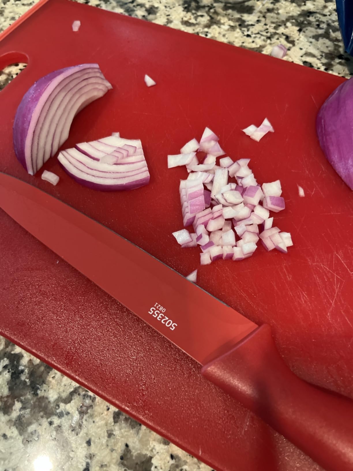 Cuisinart Knife Set, 12pc Ceramic Coated Knife Set with 6 Blades & 6 Blade Guards, Lightweight, Stainless Steel, Durable & Dishwasher Safe (Black) - Customer Photo 1
