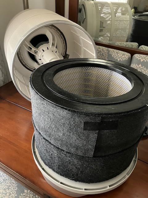 Air Purifiers for Home Large Room up to 2400sq.ft, LUNINO H13 HEPA Air Filter with PM 2.5 Display Air Quality Sensors, Aromatherapy Function, Air Cleaner for Dust, Smoke, Dander, Pets Hair, Pollen - Customer Photo 2