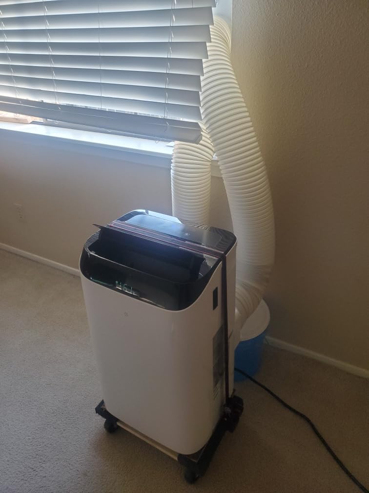 12000 BTU Portable Air Conditioners with Remote Control, 3-in-1 Free Standing Cooling AC Unit with Fan & Dehumidifier, Cools Room up to 500 sq.ft, Smart/Sleep Mode,Auto Swing - Customer Photo 2