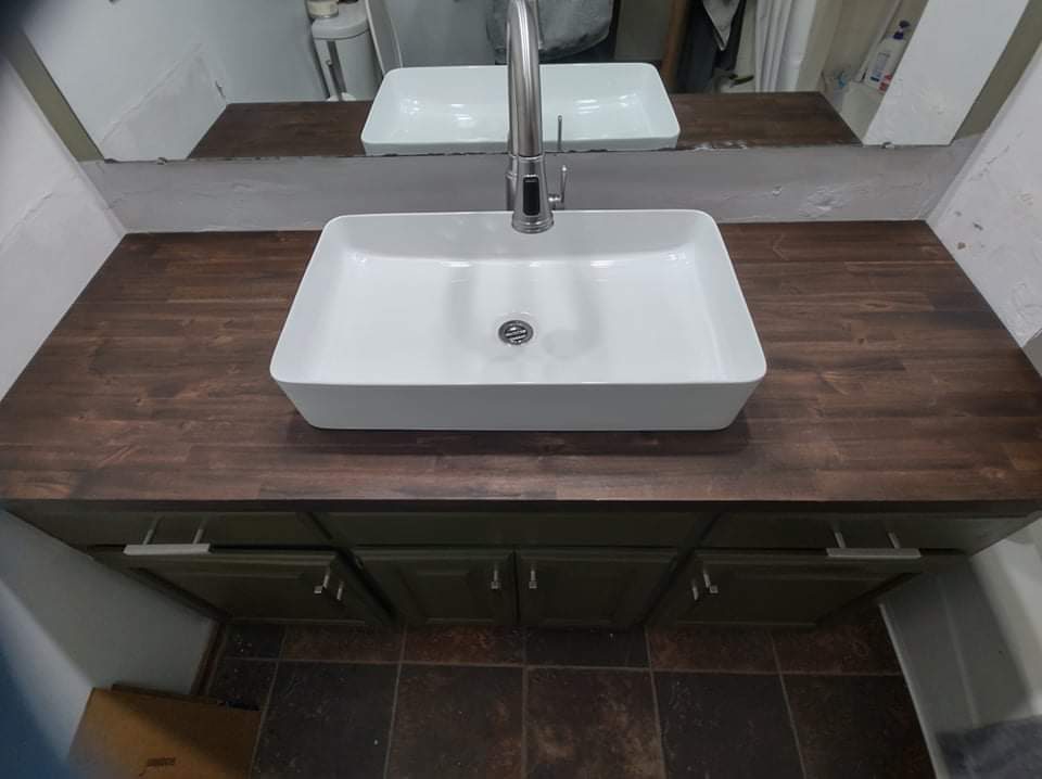 18x12 Inch Undermount Bathroom Sink with Rectangular Bottom White Ceramic Vessel Bathroom Sinks Vanity Classic Basin with Overflow Customer Review 18x12 Inch Undermount Bathroom Sink with Rectangular Bottom White Ceramic Vessel Bathroom Sinks Vanity Classic Basin with Overflow - Customer Photo 1