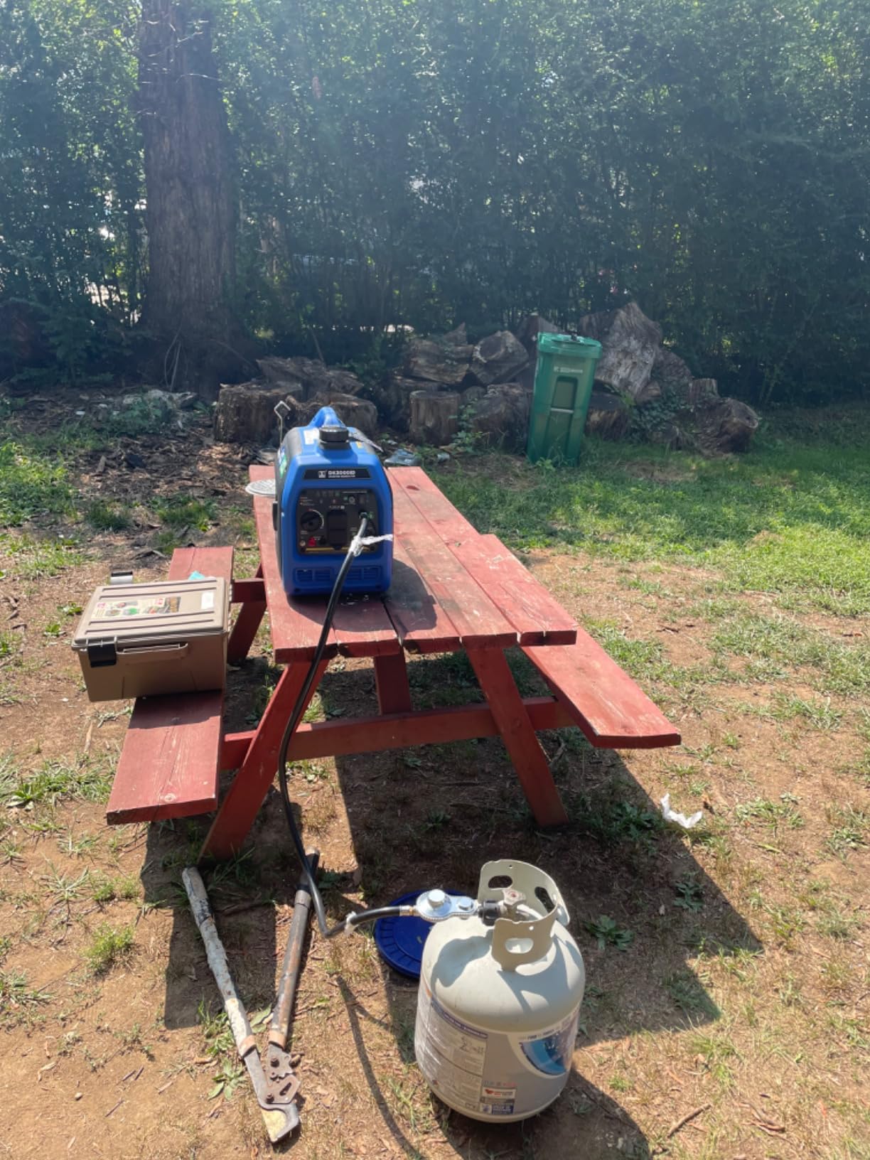 DK 3000W Dual Fuel Inverter Generator, Gas LPG Powered, Quiet Lightweight, Parallel Ready, CO Alert, EPA Compliant, for RV Outdoor Camping Tailgating (DK3000iD） - Customer Photo 1