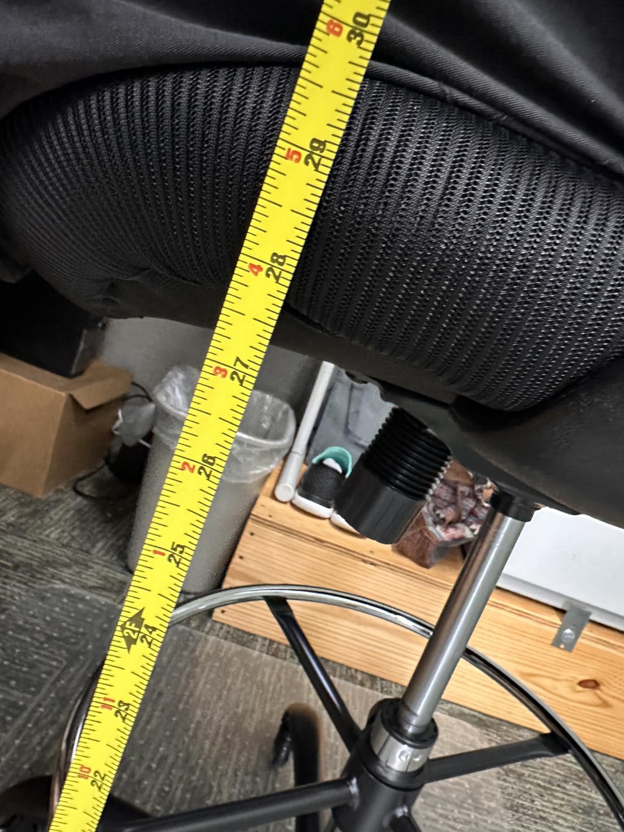 HYLONE Drafting Chair Adjustable, Tall Office Chair Lumbar Support Ergonomic Standing Desk Chair Heavy Duty Tall Drafting Stool for Artists with Footrest Home Office Drafting Stool Customer Review HYLONE Drafting Chair Adjustable, Tall Office Chair Lumbar Support Ergonomic Standing Desk Chair Heavy Duty Tall Drafting Stool for Artists with Footrest Home Office Drafting Stool - Customer Photo 2