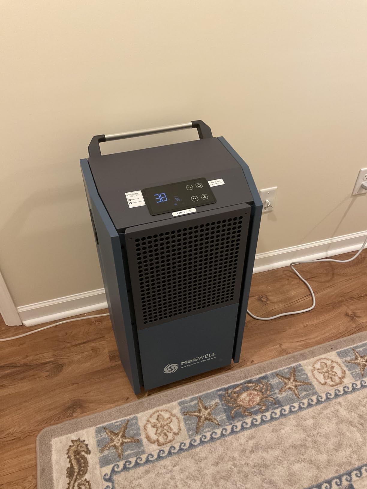250 Pints Commercial Dehumidifier with Pump for Large Spaces, Industrial Heavy Duty Dehumidifiers with Drain Hose for Basements Warehouse Water Damage Restoration, 5-Year Warranty - Customer Photo 1