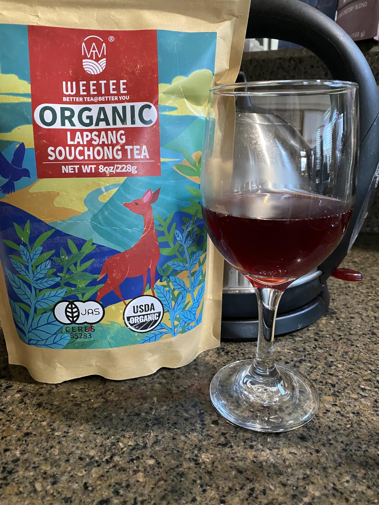 WT WEETEE Organic White Peony Tea, Organic Bai Mu Dan Loose Leaf 4oz/114g, Premium Chinese White Tea Whole Loose-Leaf, High Antioxidant & Low Caffeine - Customer Photo 1