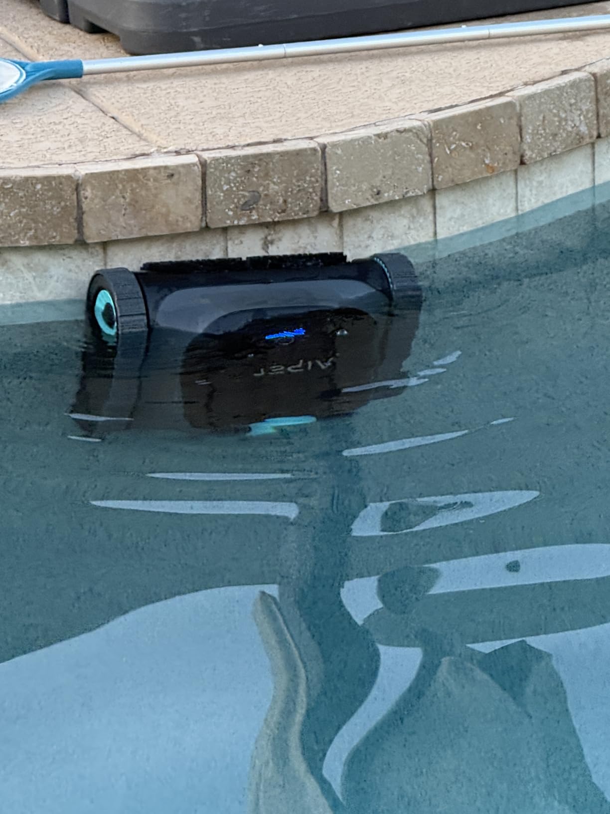 AIPER Scuba S1 Cordless Robotic Cleaner, Smart Navigation for Inground Pools up to 1,600 Sq.ft, Wall and Waterline Cleaning Vacuum - Customer Photo 1