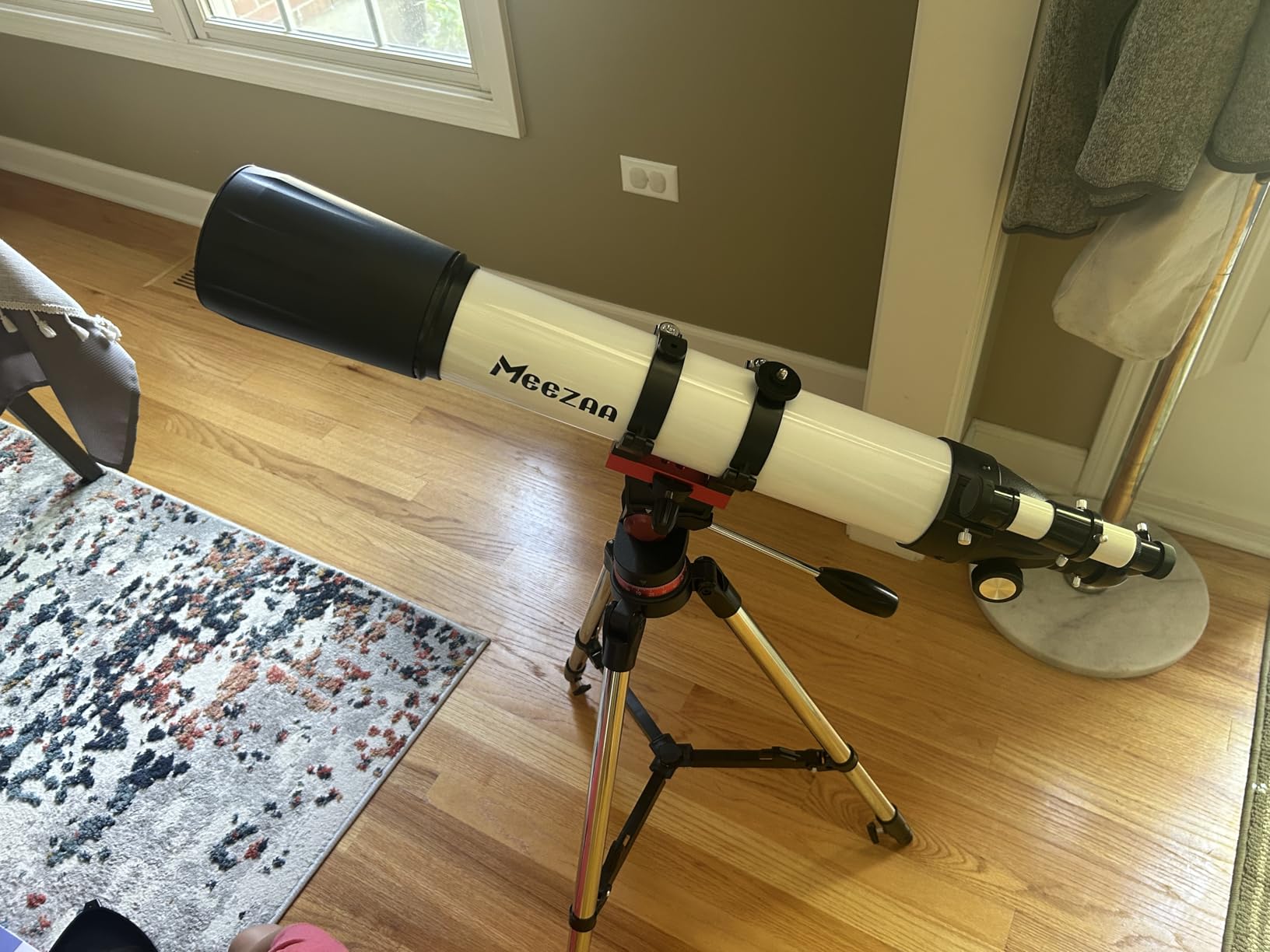 Telescope, Telescope for Adults High Powered Professional, 90mm Aperture 800mm Refractor Telescopes for Astronomy Beginners Fully Multi-Coated with AZ Mount Tripod & Phone Adapter & Carry Bag - Customer Photo 2