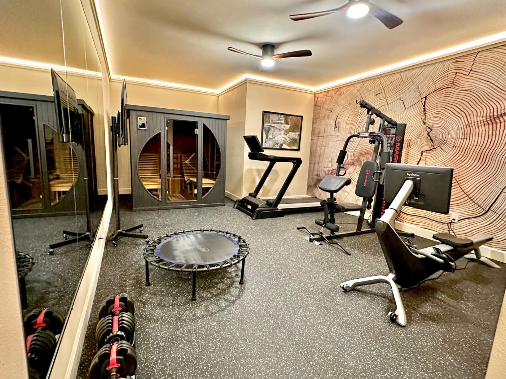 ZONEMEL Infrared 2 Person Wooden Sauna Room with Recliner, Red Cedar Luxury Indoor Sauna with 10 Heating Panels, Oxygen Bar, 3400 Watt, Full Spectrum Infrared Therapy Wood Dry Heat Sauna, 220V - Customer Photo 2