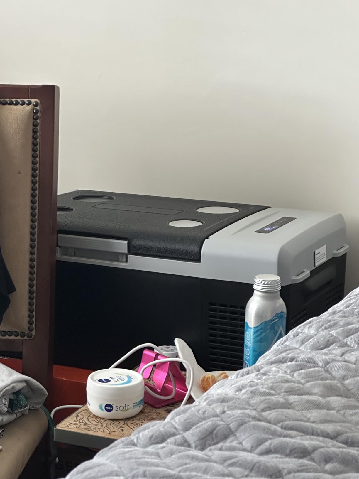 12 Volt Refrigerator Portable Fridge - 16Quart(15L) Electric Cooler Compressor fridge -4℉~68℉, 12/24V DC & 100-240V AC Car Refrigerator for Camping, RV, Fashing, Travel, Home Customer Review 12 Volt Refrigerator Portable Fridge - 16Quart(15L) Electric Cooler Compressor fridge -4℉~68℉, 12/24V DC & 100-240V AC Car Refrigerator for Camping, RV, Fashing, Travel, Home - Customer Photo 1