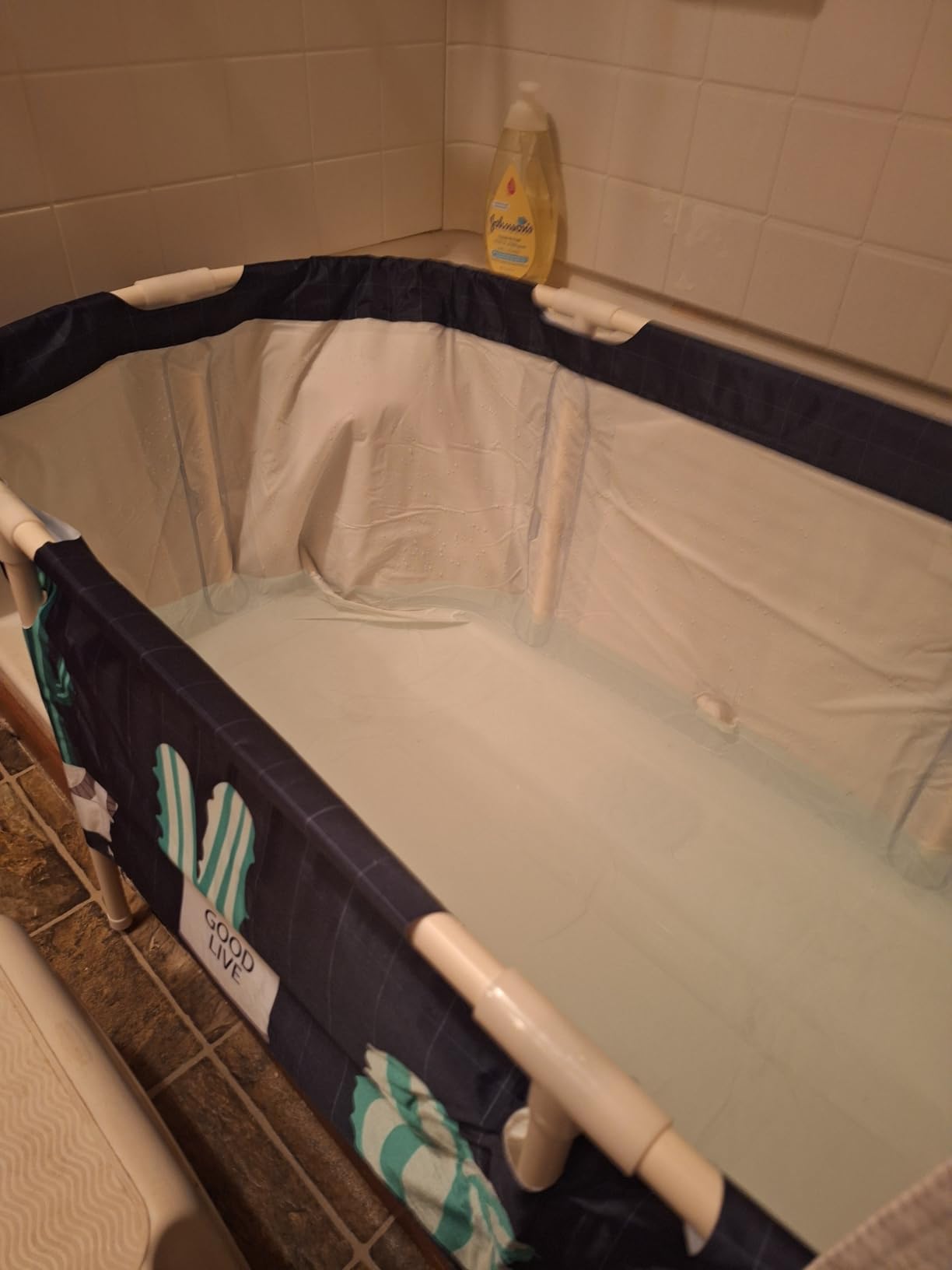 Portable Foldable Bathtub,Foldable Soaking Bathtub for Adults, Freestanding Bathtubs, Hot Bath Tub, Ice Bath, Family Bathroom SPA Tub 47.2x19.7x21.7inch (Fish) Customer Review Portable Foldable Bathtub,Foldable Soaking Bathtub for Adults, Freestanding Bathtubs, Hot Bath Tub, Ice Bath, Family Bathroom SPA Tub 47.2x19.7x21.7inch (Fish) - Customer Photo 1