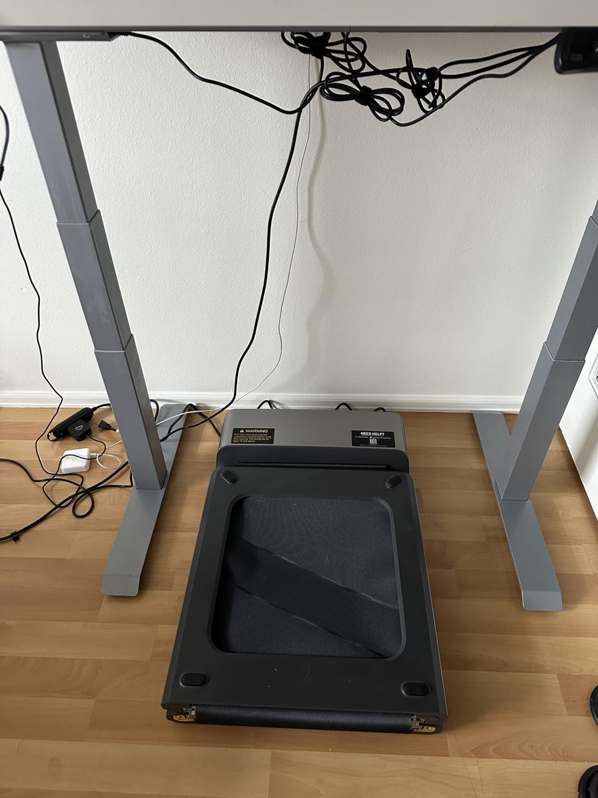 WALKINGPAD Foldable Walking Pad Treadmill for Home Office, Under Desk Treadmill with Adaptive Speed Control, Compact Design for Small Spaces, No Assembly Needed - Customer Photo 1