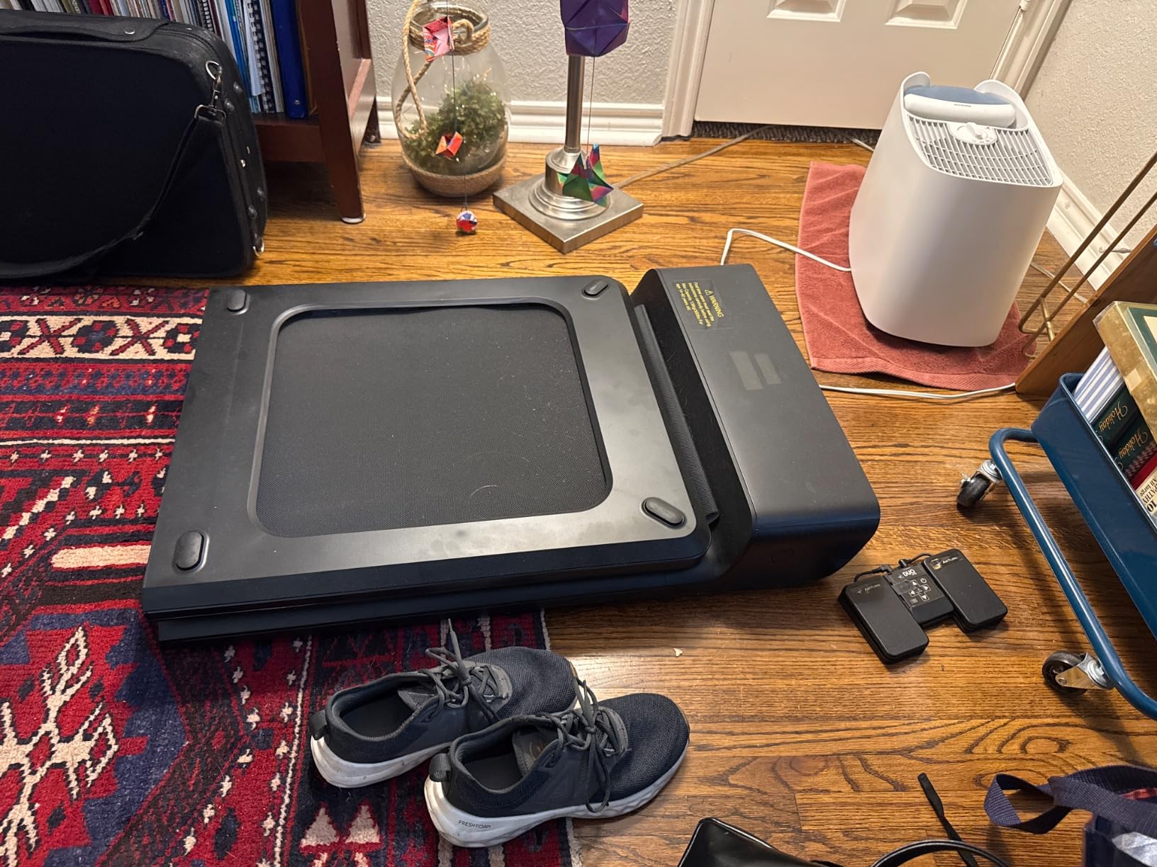 WALKINGPAD Foldable Walking Pad Treadmill for Home Office, Under Desk Treadmill with Adaptive Speed Control, Compact Design for Small Spaces, No Assembly Needed - Customer Photo 2