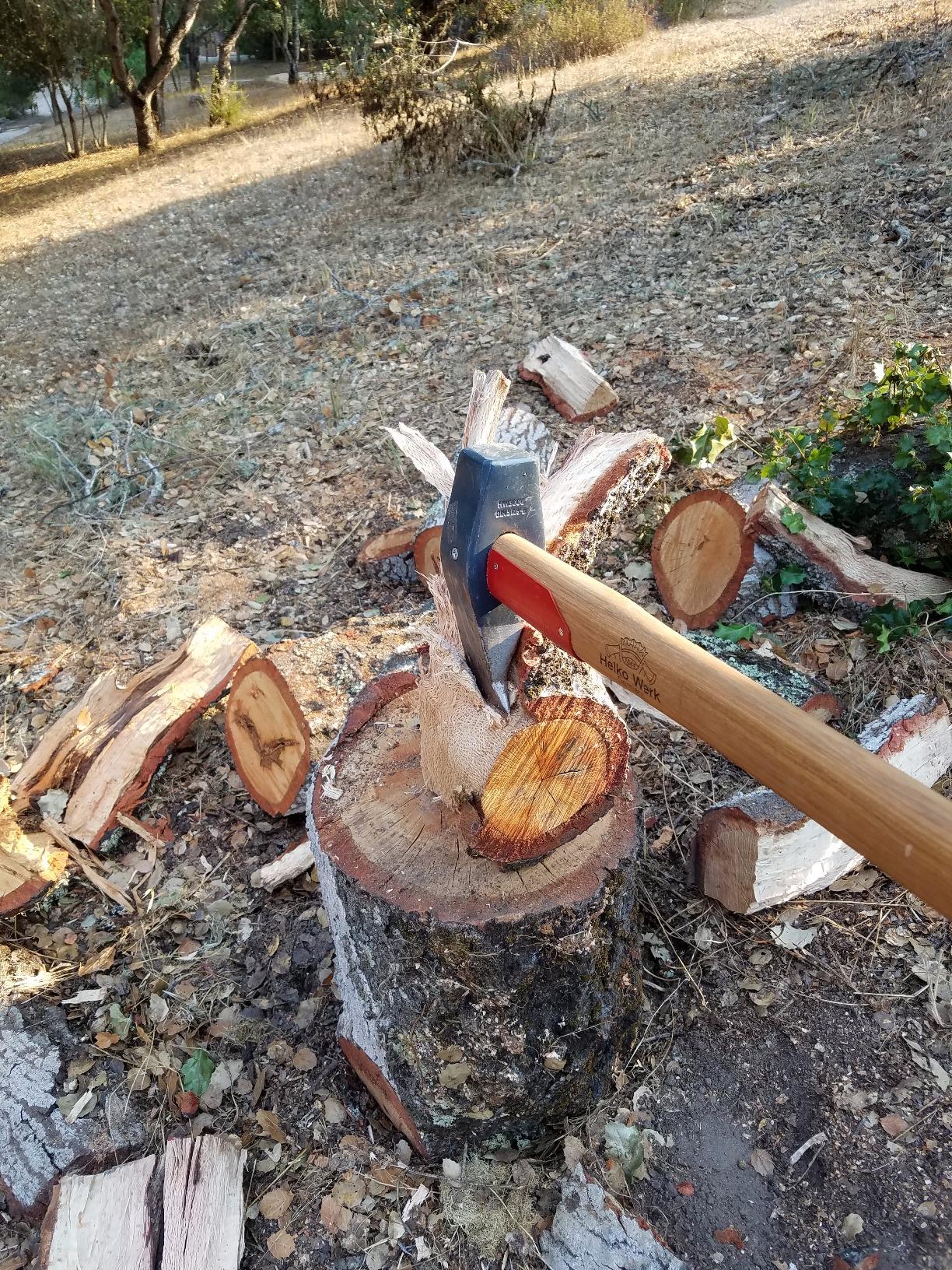 1844 Helko Werk Germany - Förster Professional Splitting Maul for Splitting Wood Firewood Splitter - Head 6.5 lb, Handle 36 in (Förster Maul) #13534 - Customer Photo 1
