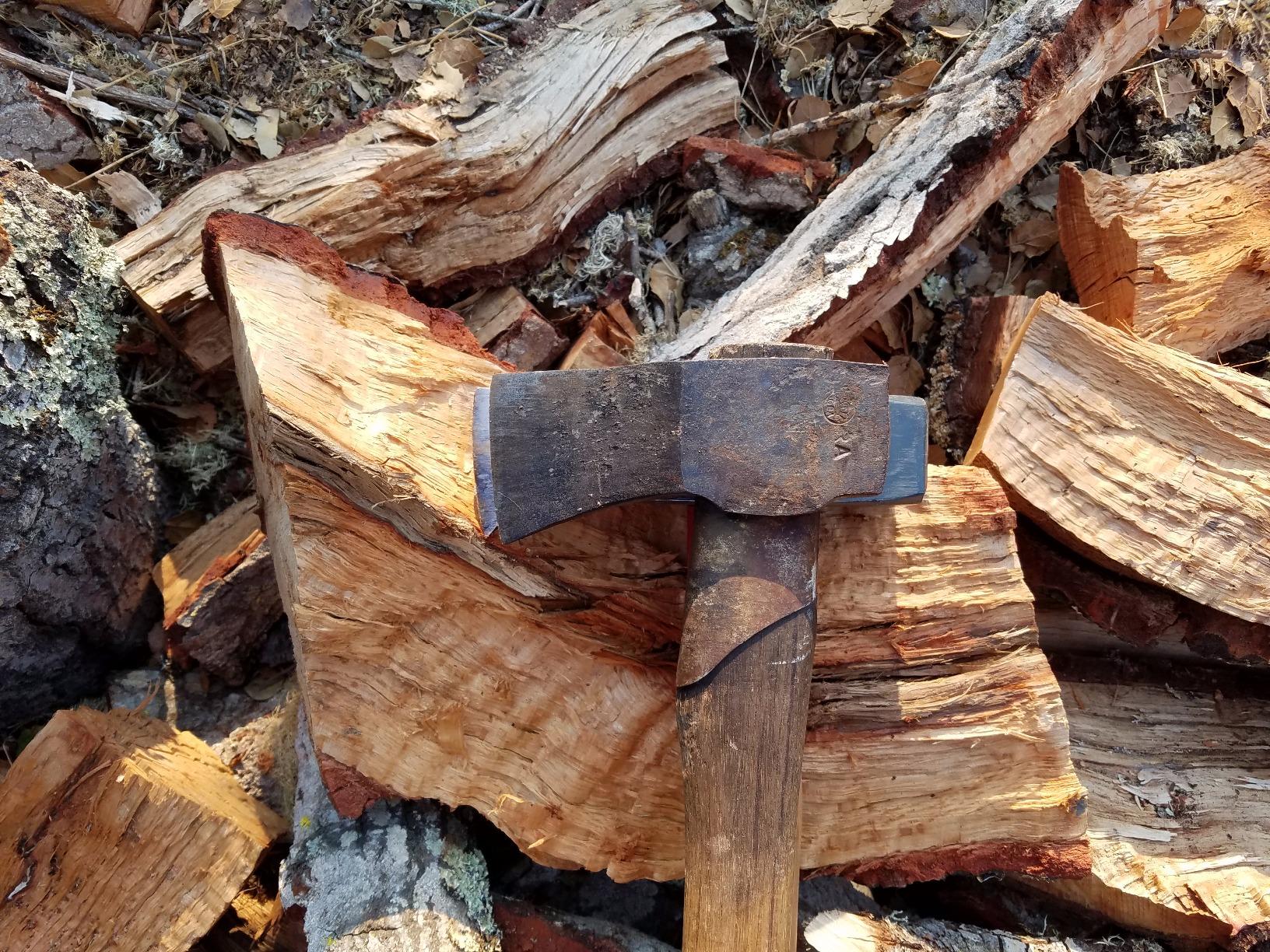 1844 Helko Werk Germany - Förster Professional Splitting Maul for Splitting Wood Firewood Splitter - Head 6.5 lb, Handle 36 in (Förster Maul) #13534 - Customer Photo 2