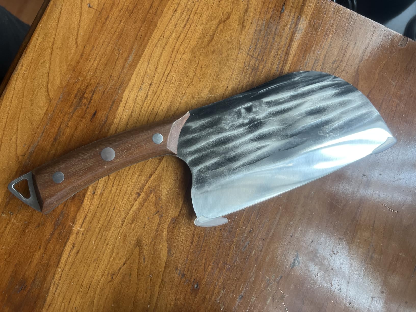 ZHANG XIAO QUAN SINCE 1628 Heavy Duty Butcher Knife, 40Cr13 Stainless Steel Chinese Cleaver Knife for Cutting Bones - Customer Photo 1
