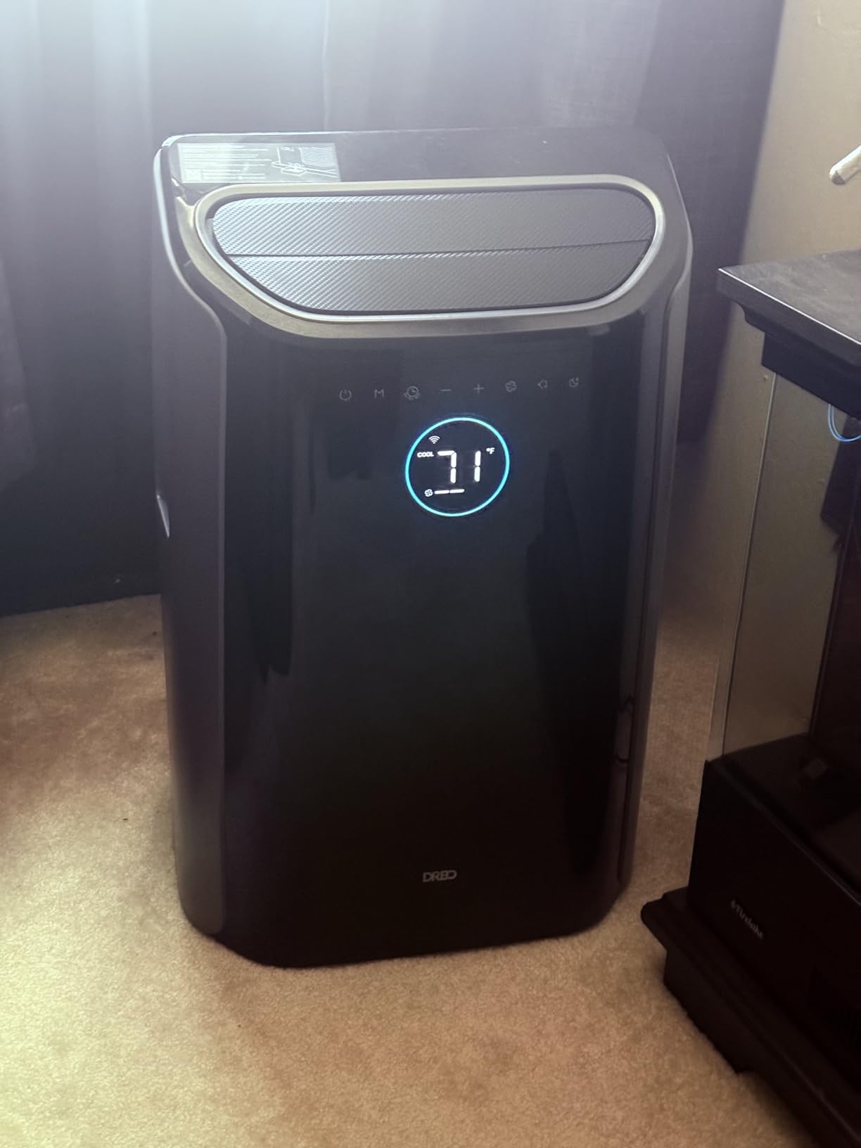 Dreo Portable Air Conditioners, 14000 BTU AC Unit for Bedroom with Drainage-Free Cooling, 3-in-1 with Fan & Dehumidifier, Touch/APP/Voice/Remote, 24h Timer, Smart Floor AC for Room Indoors, AC516S - Customer Photo 1