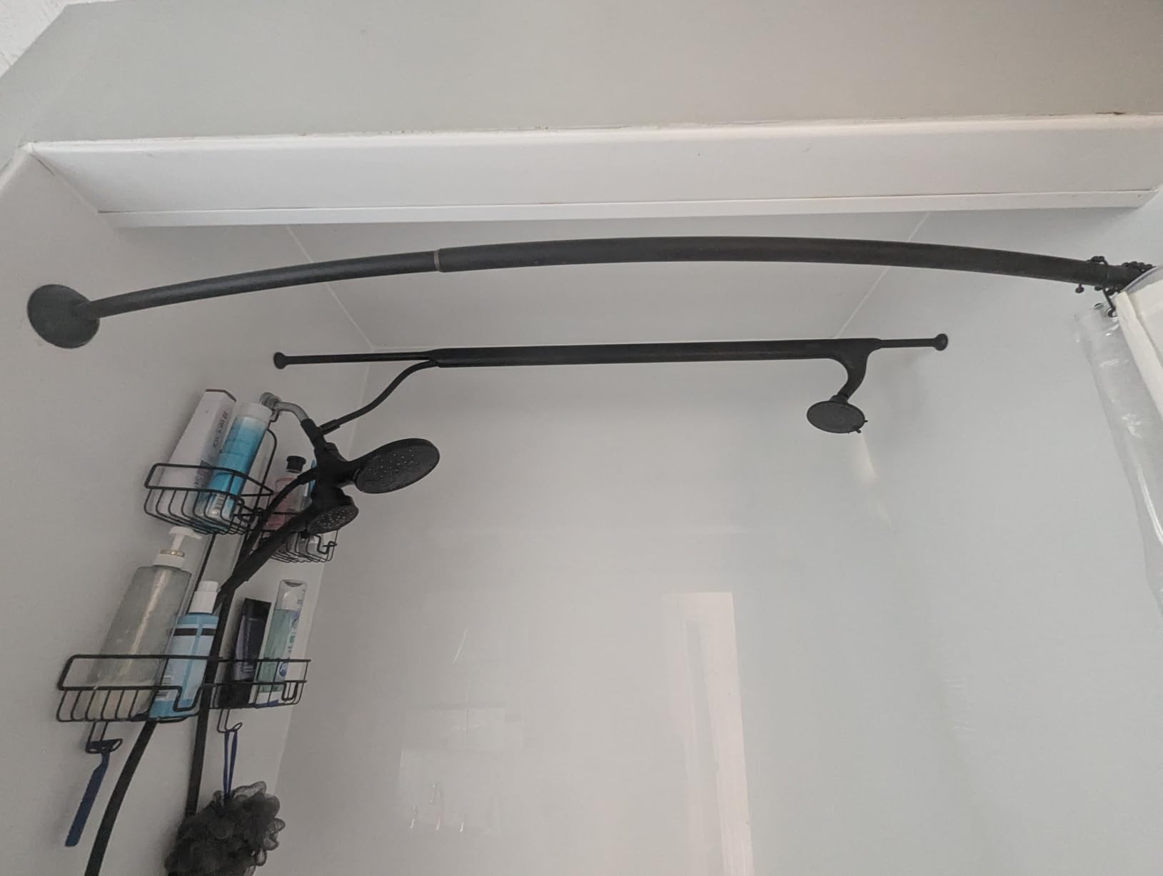 BOONA Original Tandem Shower as Seen on Shark Tank | Dual Shower Head for Couples | Spa-Like Water Pressure, Rainfall & Swedish Massage Settings | Easy Install, Midnight Black - Customer Photo 2
