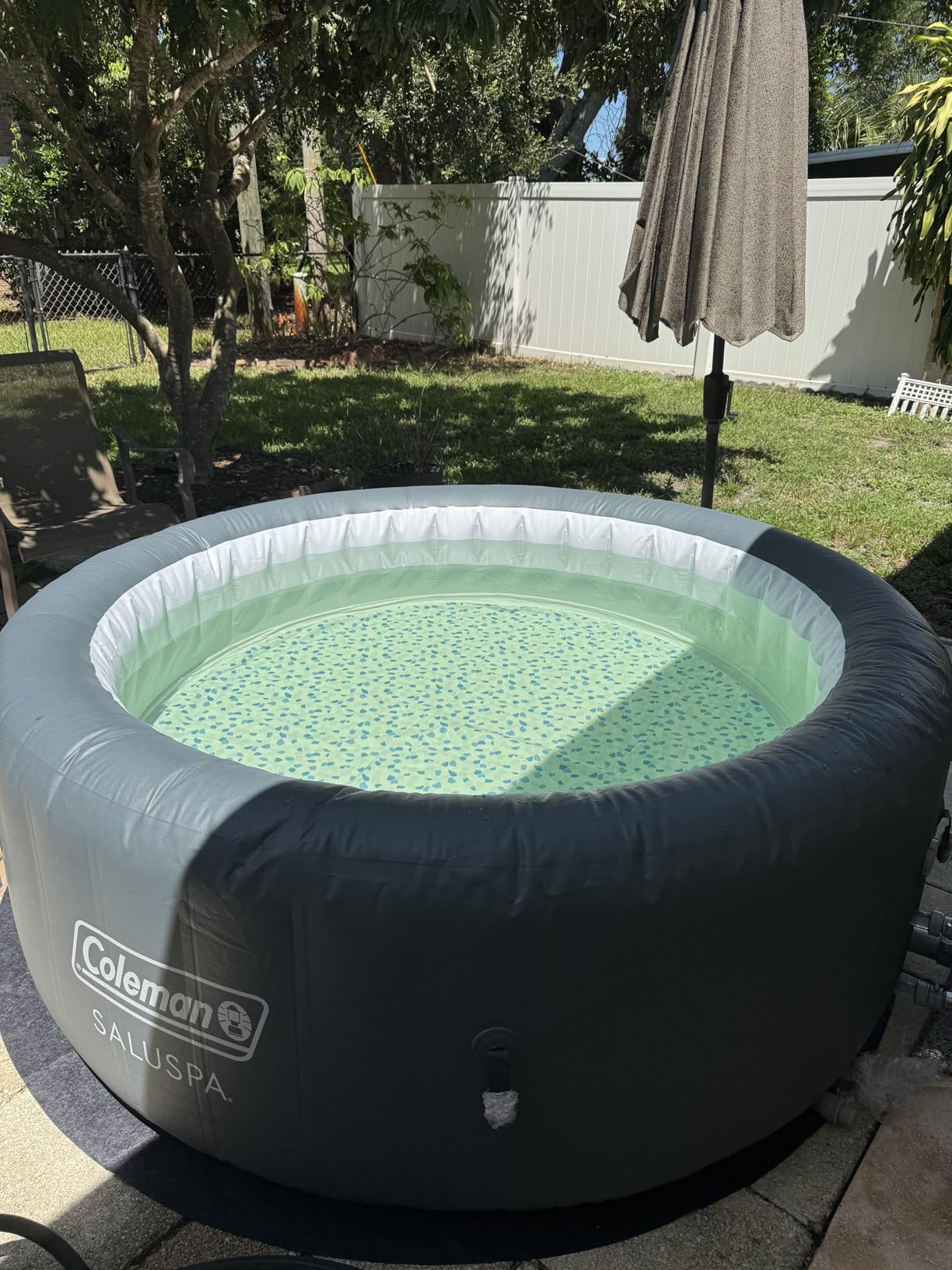 Bestway Coleman Palm Springs 4 to 6 Person EnergySense Smart AirJet Plus Inflatable Hot Tub Outdoor Spa with 140 AirJets and Insulated Cover - Customer Photo 1