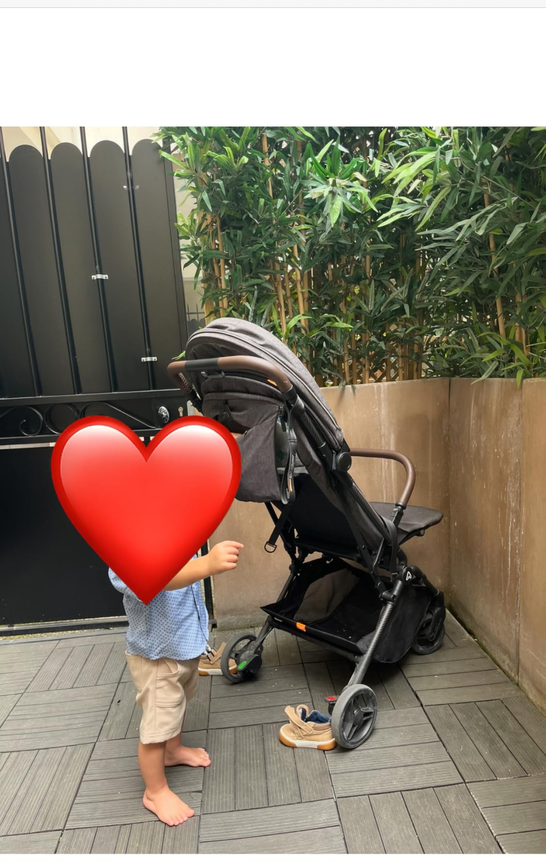 Lightweight Baby Travel Stroller with Carbon Fiber Frame, Compact & Airplane-Friendly, One-Handed Folding Design, 11.6 lbs, Perfect for Toddlers, Green - Customer Photo 2