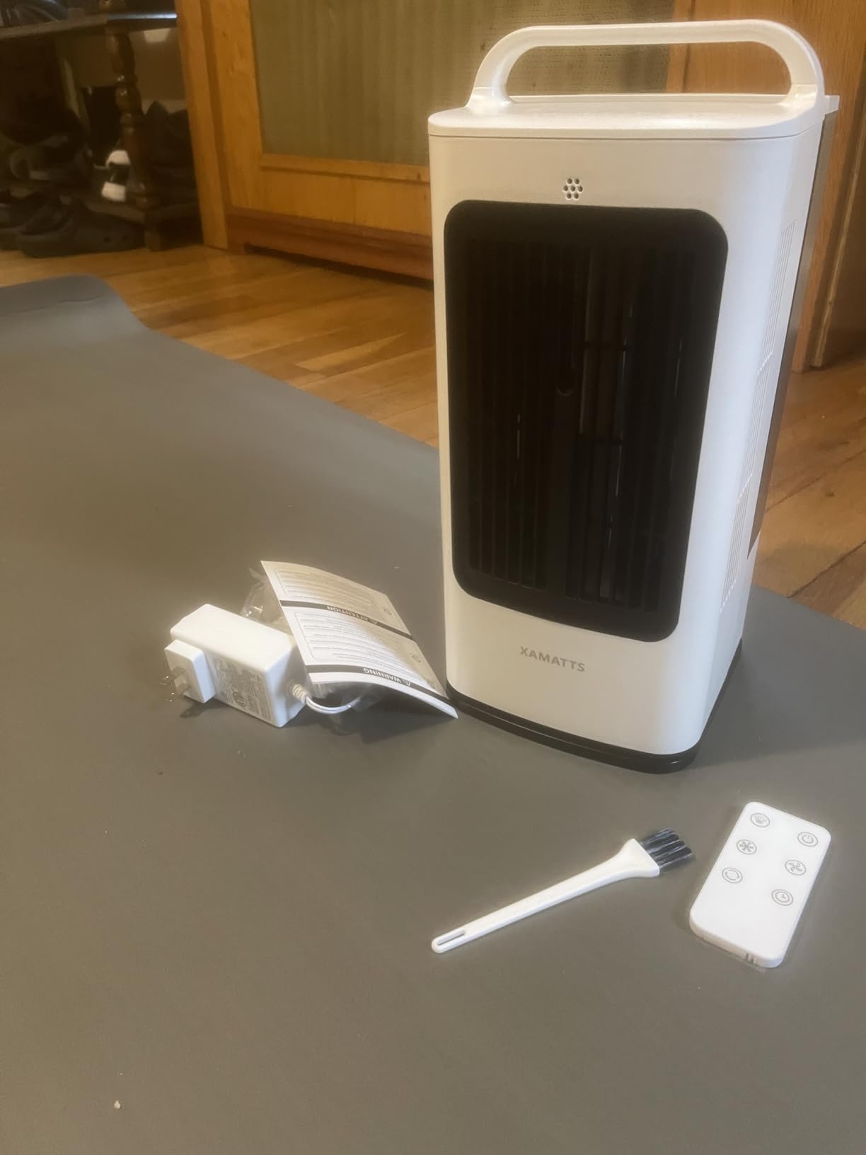 Portable Air Conditioners, 1700ml Evaporative Air Cooler with Remote, 120° Oscillating Mini Air Conditioner Portable with 3 Speeds & 1-7H Timer, Portable AC Unit Fan for Indoors Bedroom Office - Customer Photo 1
