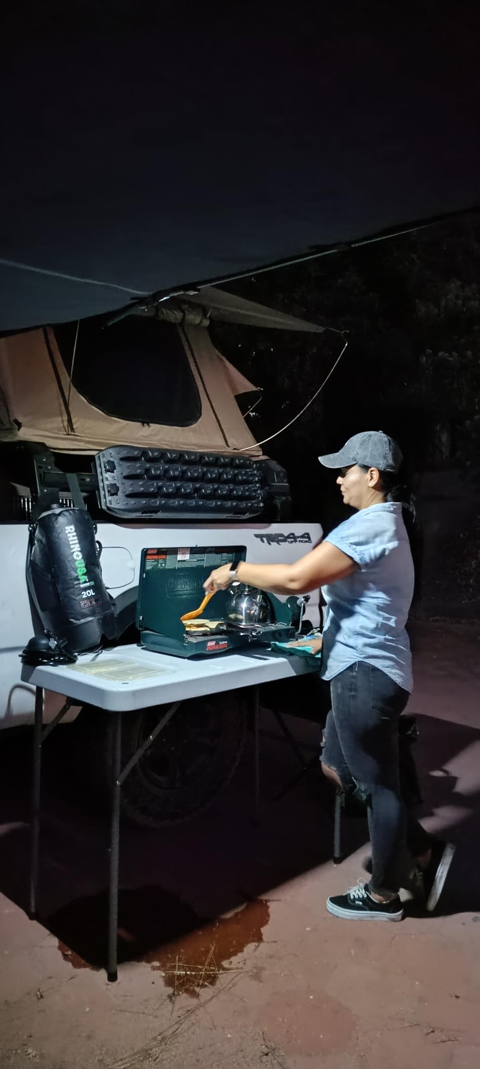 Rhino USA 5 Gal / 20L Portable Solar Camp Shower - Essential for Camping, Festivals, Overlanding, Beach Trips, Outdoor Shower and more! - Customer Photo 1