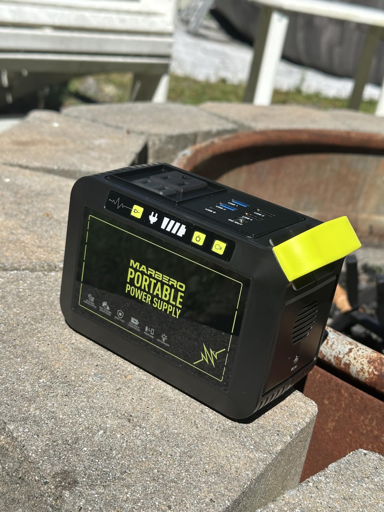 MARBERO 237Wh Solar Generator with Solar Panel Included Portable Power Station 300W Pure Sine Wave with Foldable Solar Panel 60W Set for Camping Outdoor Hiking Fishing Emergency - Customer Photo 1