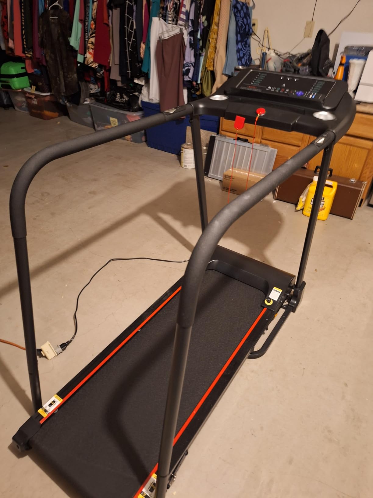 UMAY Fitness Treadmill with Incline, Foldable Compact Treadmills for Home with Pulse Sensors, Max 300/400 LBS Capacity, 3.0/3.5HP Quiet Brushless, Max 8.7 MPH Customer Review UMAY Fitness Treadmill with Incline, Foldable Compact Treadmills for Home with Pulse Sensors, Max 300/400 LBS Capacity, 3.0/3.5HP Quiet Brushless, Max 8.7 MPH - Customer Photo 1